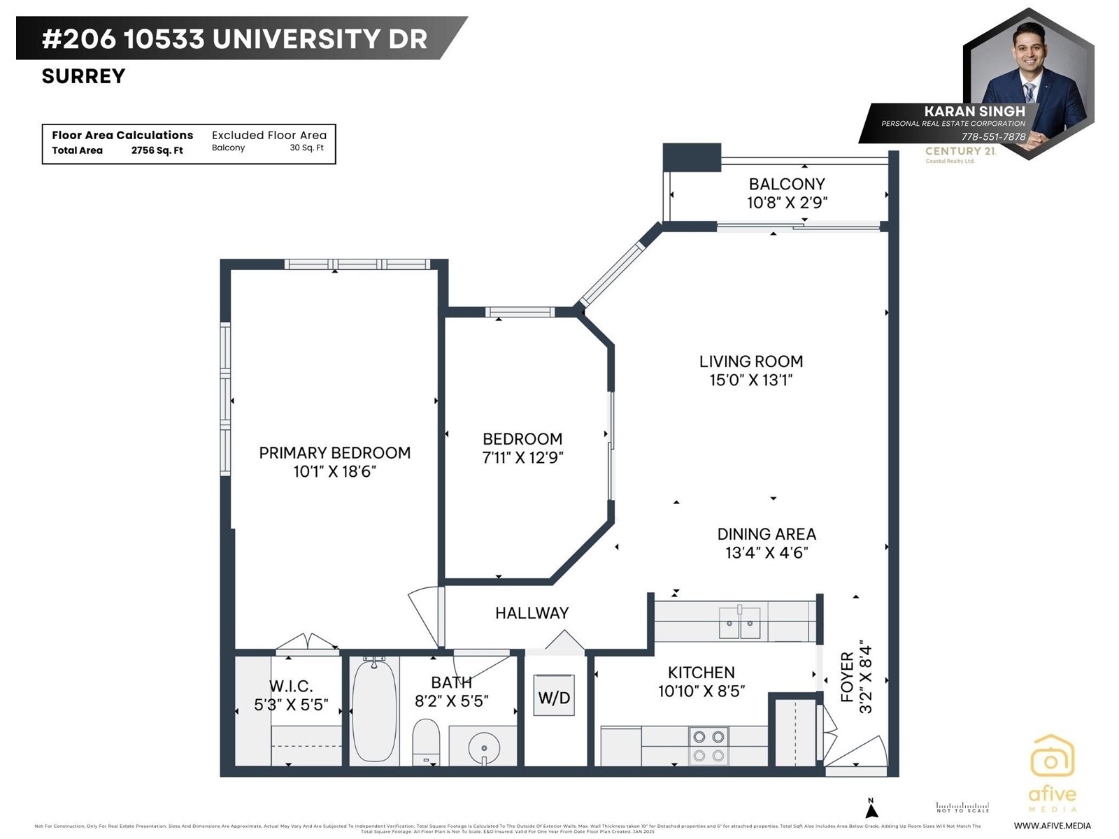 206 10533 University Drive, Surrey, British Columbia  V3T 5T7 - Photo 22 - R2956502