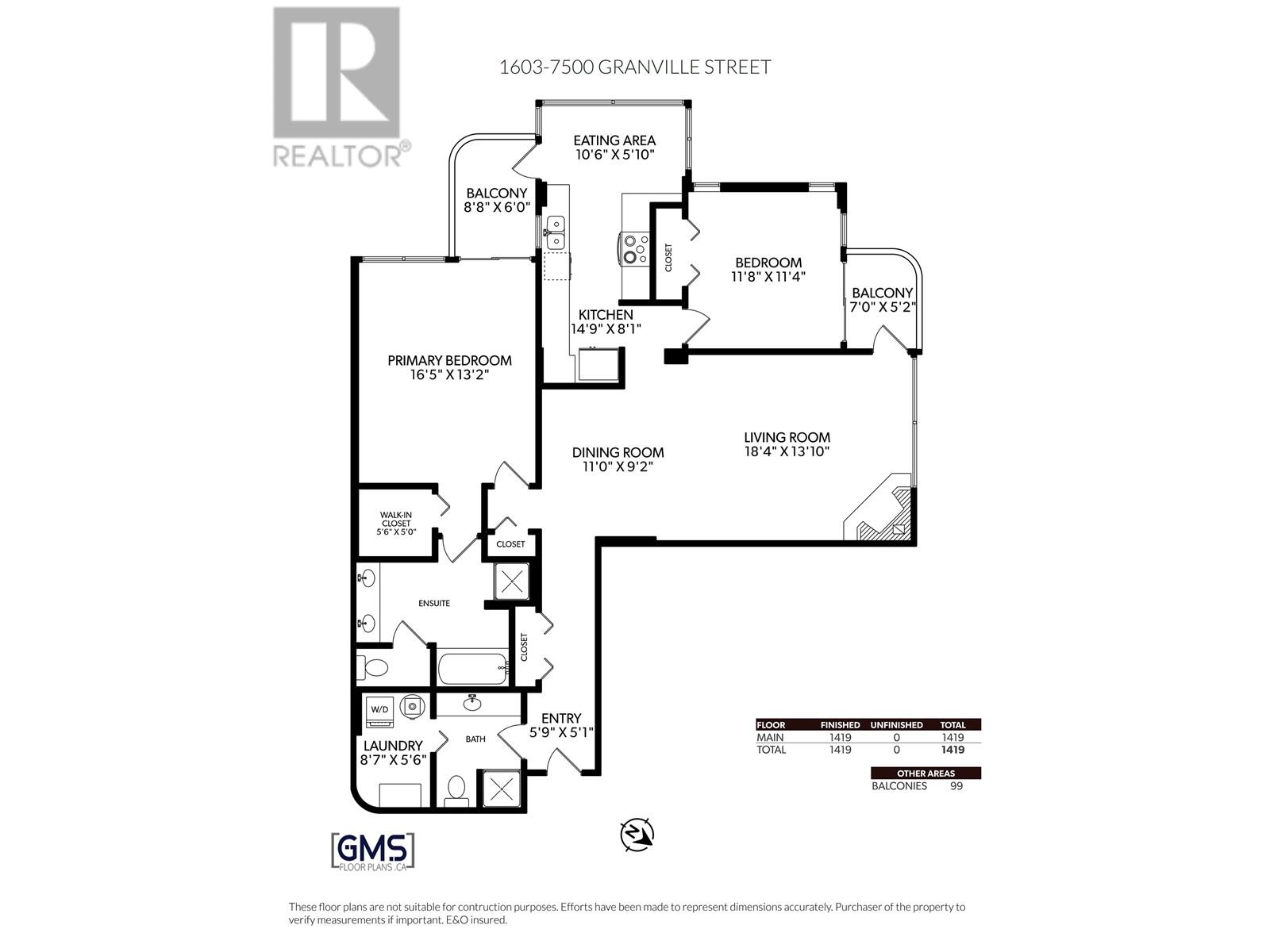 1603 7500 Granville Avenue, Richmond, British Columbia  V6Y 3Y6 - Photo 25 - R2958860