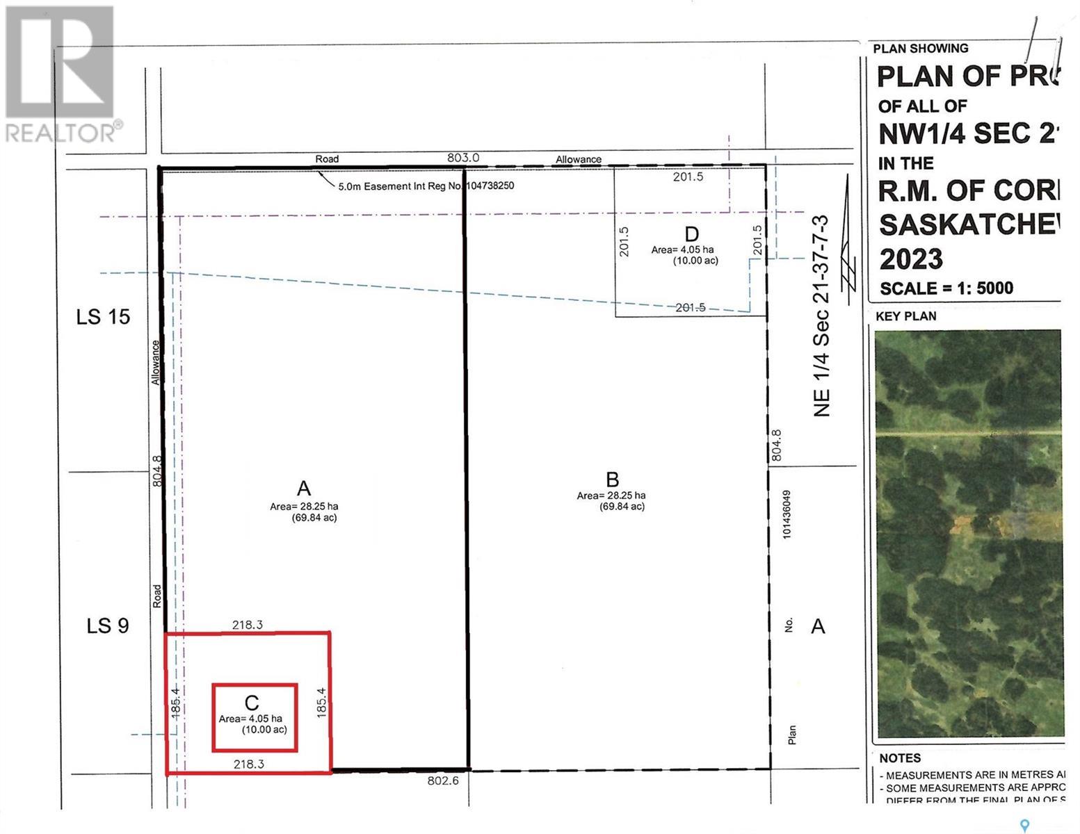 Auction Mart Road West 10 Acres, Corman Park Rm No. 344, Saskatchewan  S0K 2L0 - Photo 1 - SK993316