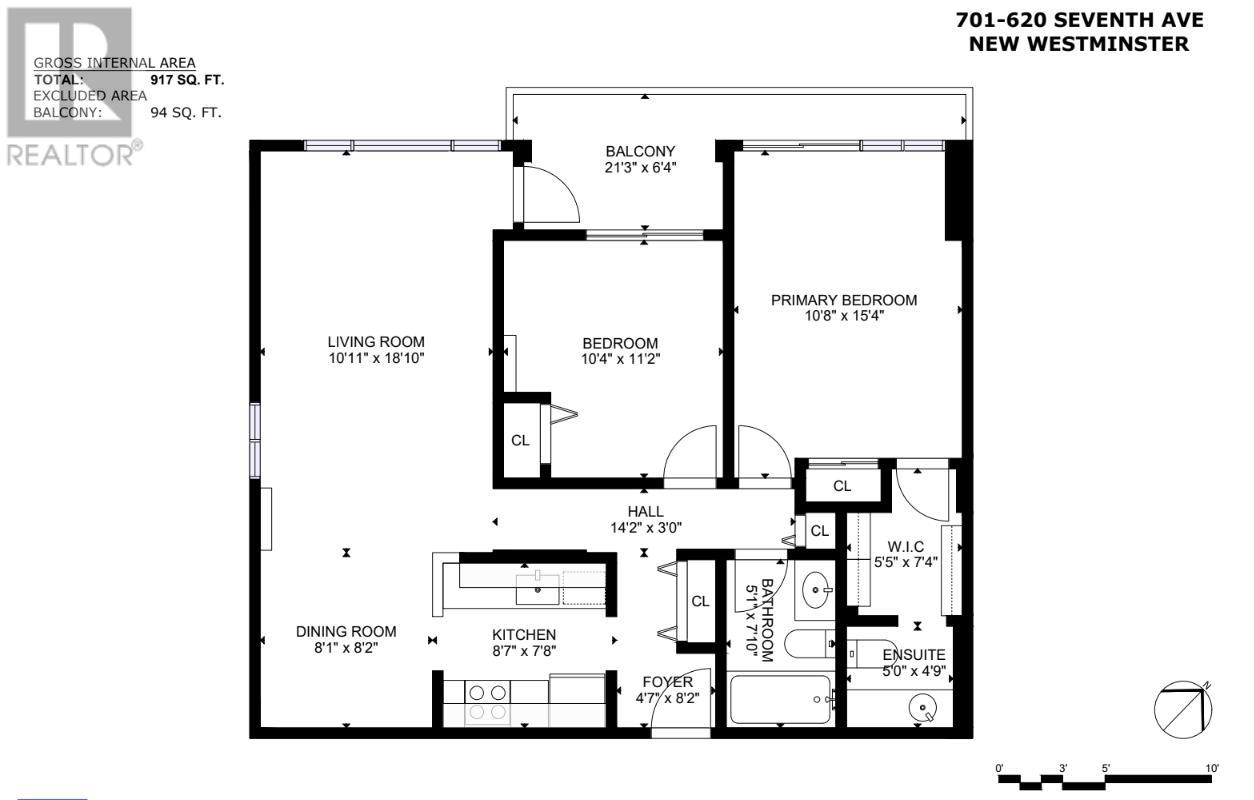 701 620 Seventh Avenue, New Westminster, British Columbia  V3M 5T6 - Photo 10 - R2958409