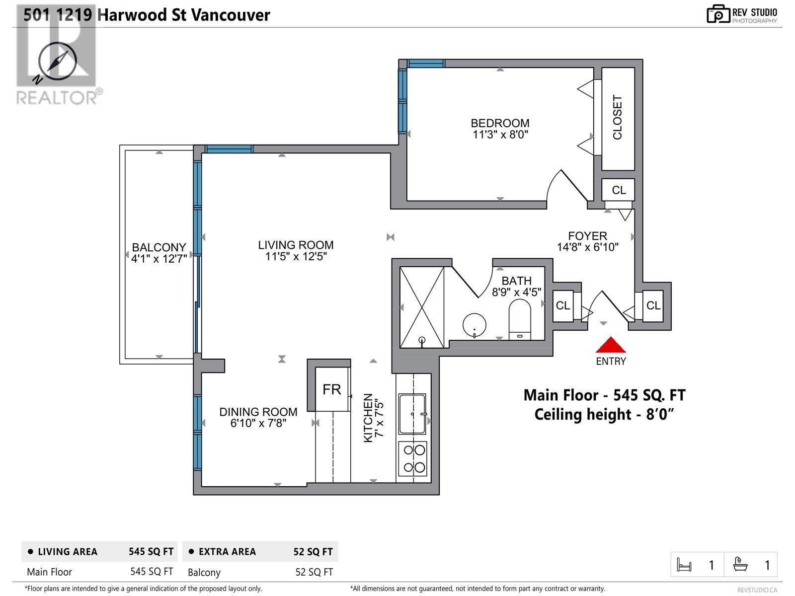 501 1219 Harwood Street, Vancouver, British Columbia  V6E 1S5 - Photo 23 - R2958267