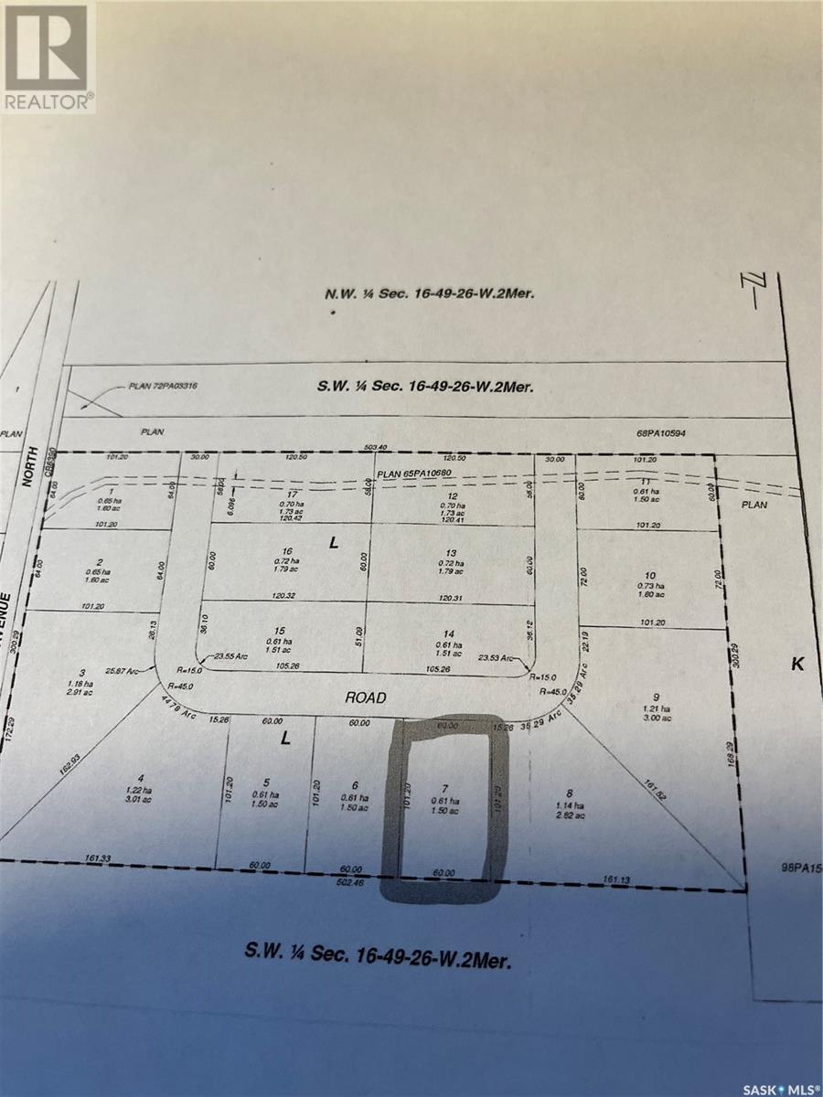 Lot 7 Robertson Crescent, Buckland Rm No. 491, Saskatchewan  S6V 5R3 - Photo 1 - SK993424