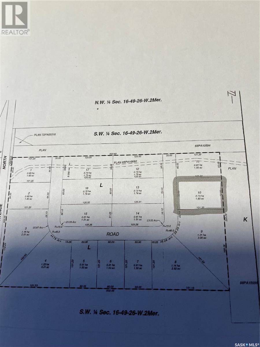 Lot 10 Robertson Crescent, Buckland Rm No. 491, Saskatchewan  S6V 5R3 - Photo 1 - SK993427