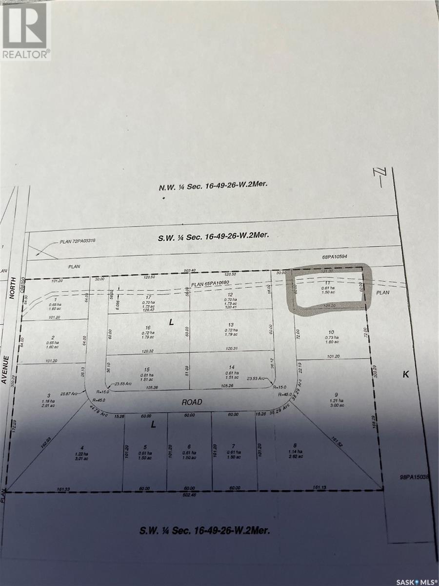 Lot 11 Robertson Crescent, Buckland Rm No. 491, Saskatchewan  S6V 5R3 - Photo 1 - SK993428