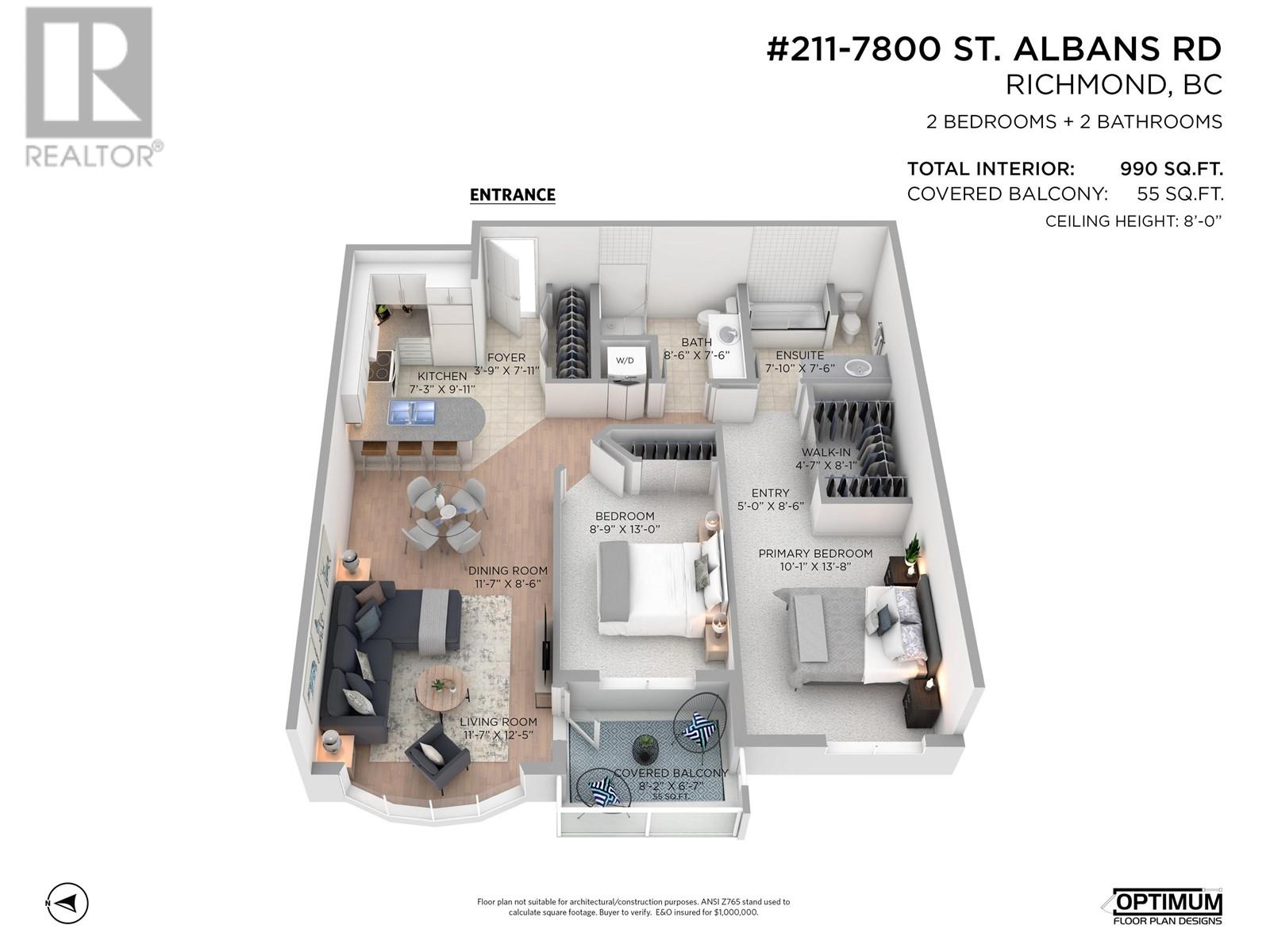 211 7800 St. Albans Road, Richmond, British Columbia  V6Y 3Y5 - Photo 1 - R2959391