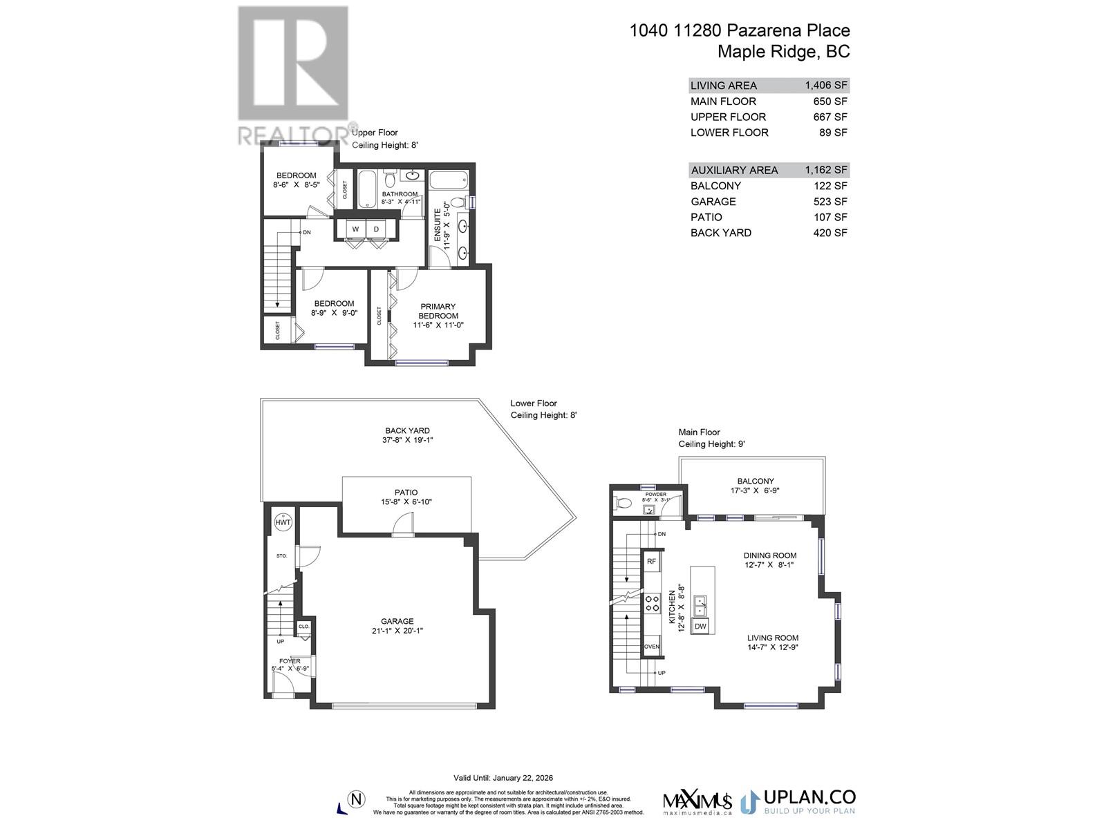 1040 11280 Pazarena Place, Maple Ridge, British Columbia  V2X 4K9 - Photo 2 - R2959783