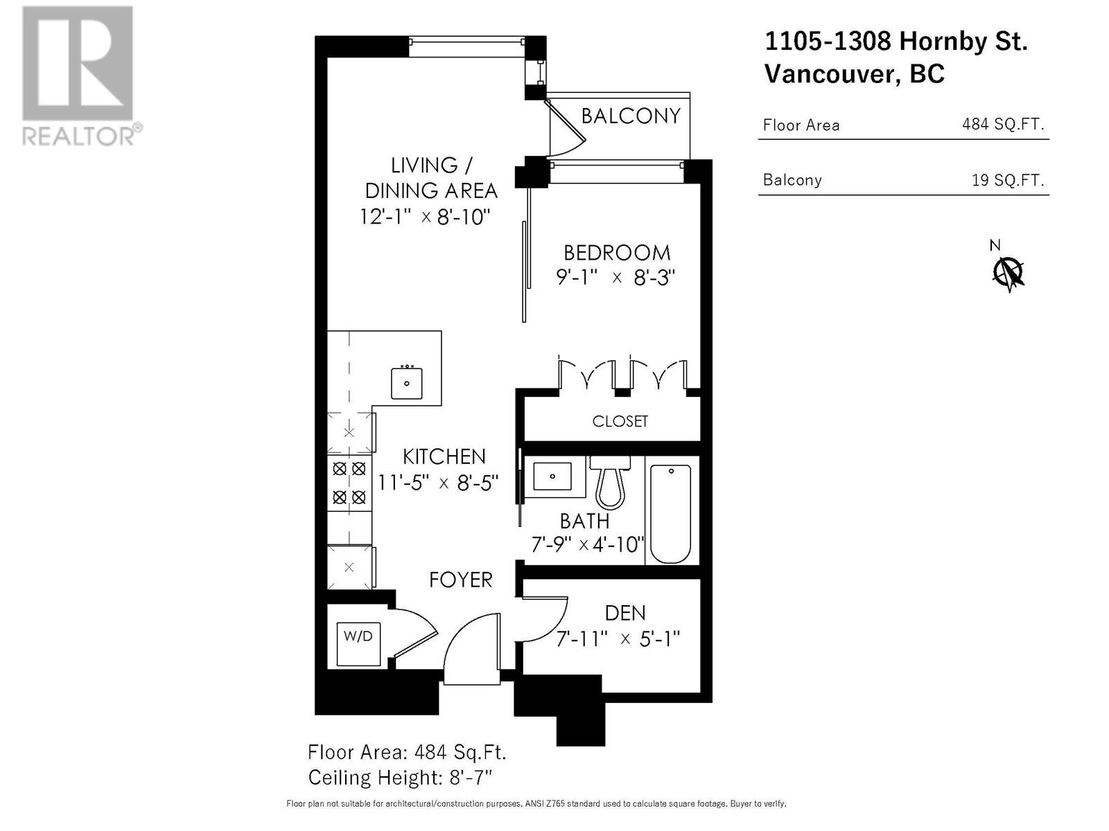 1105 1308 Hornby Street, Vancouver, British Columbia  V6Z 0C5 - Photo 27 - R2960398