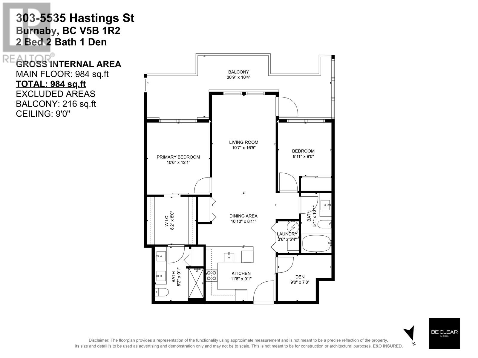 303 5535 Hastings Street, Burnaby, British Columbia  V5B 1R2 - Photo 19 - R2959188