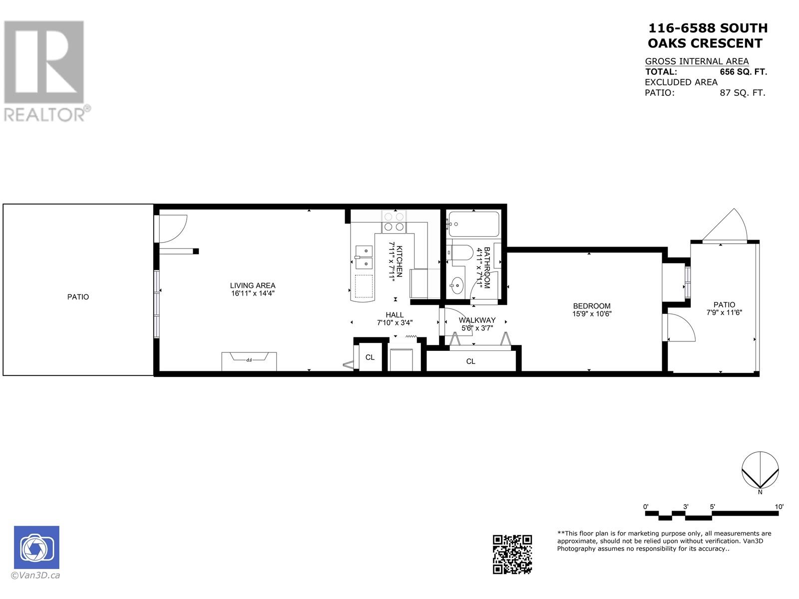 Listing Picture 5 of 12 : 116 6588 SOUTHOAKS CRESCENT, Burnaby / 本拿比 - 魯藝地產 Yvonne Lu Group - MLS Medallion Club Member
