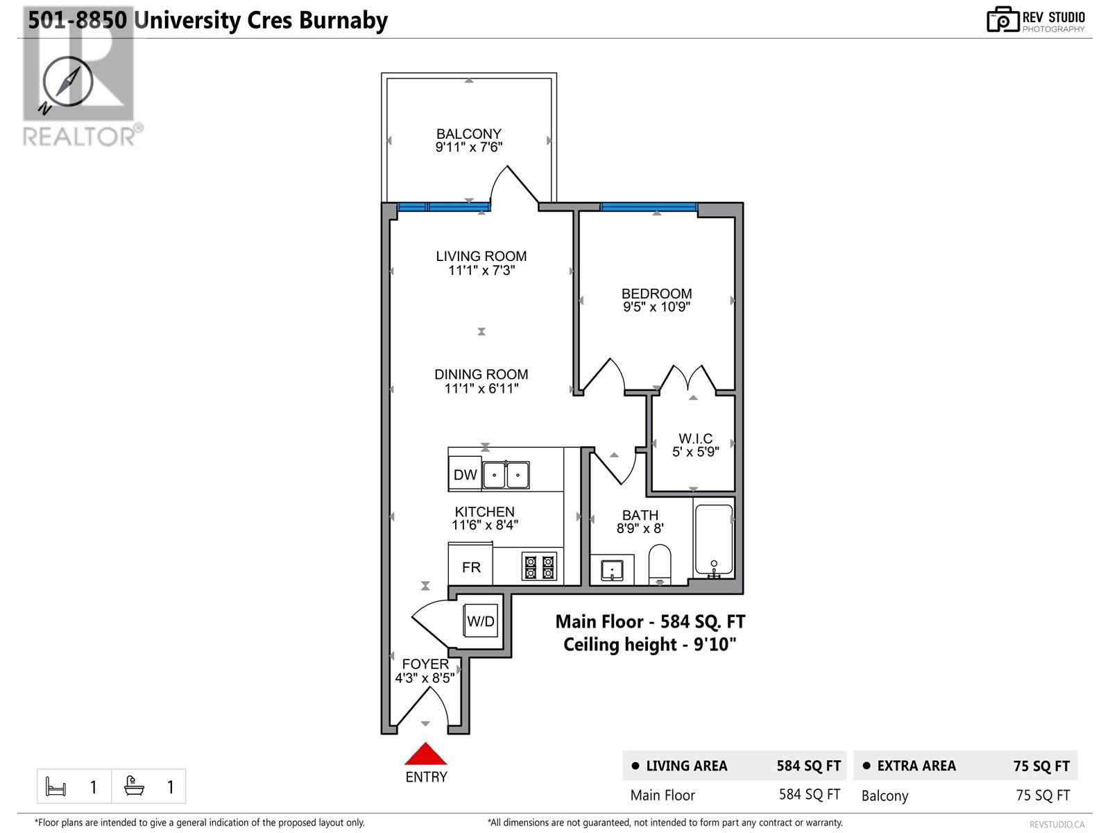 501 8850 University Crescent, Burnaby, British Columbia  V5A 4Y8 - Photo 3 - R2961041