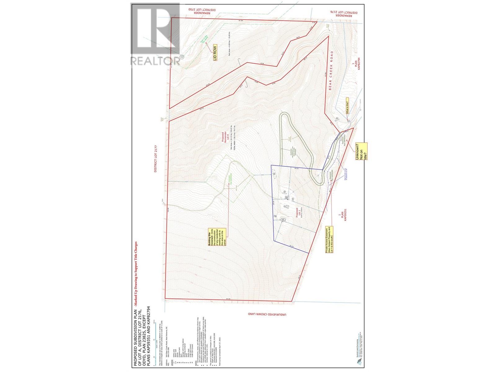 Property at Lot A 944 Bear Creek Road Lot# Proposed image 2