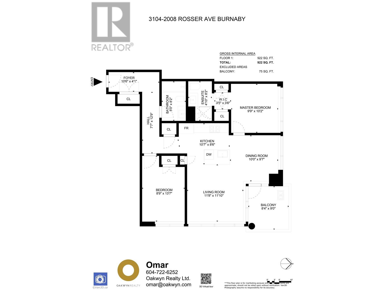 3104 2008 Rosser Avenue, Burnaby, British Columbia  V5C 0H8 - Photo 21 - R2961948