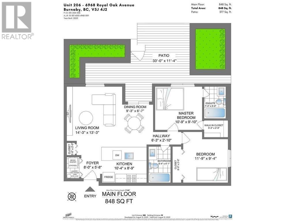 Listing Picture 8 of 8 : 206 6968 ROYAL OAK AVENUE, Burnaby / 本拿比 - 魯藝地產 Yvonne Lu Group - MLS Medallion Club Member
