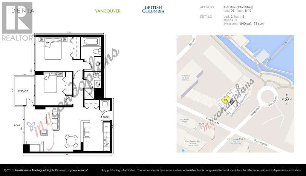 706 499 Broughton Street, Vancouver, British Columbia  V6G 3K1 - Photo 6 - R2952210