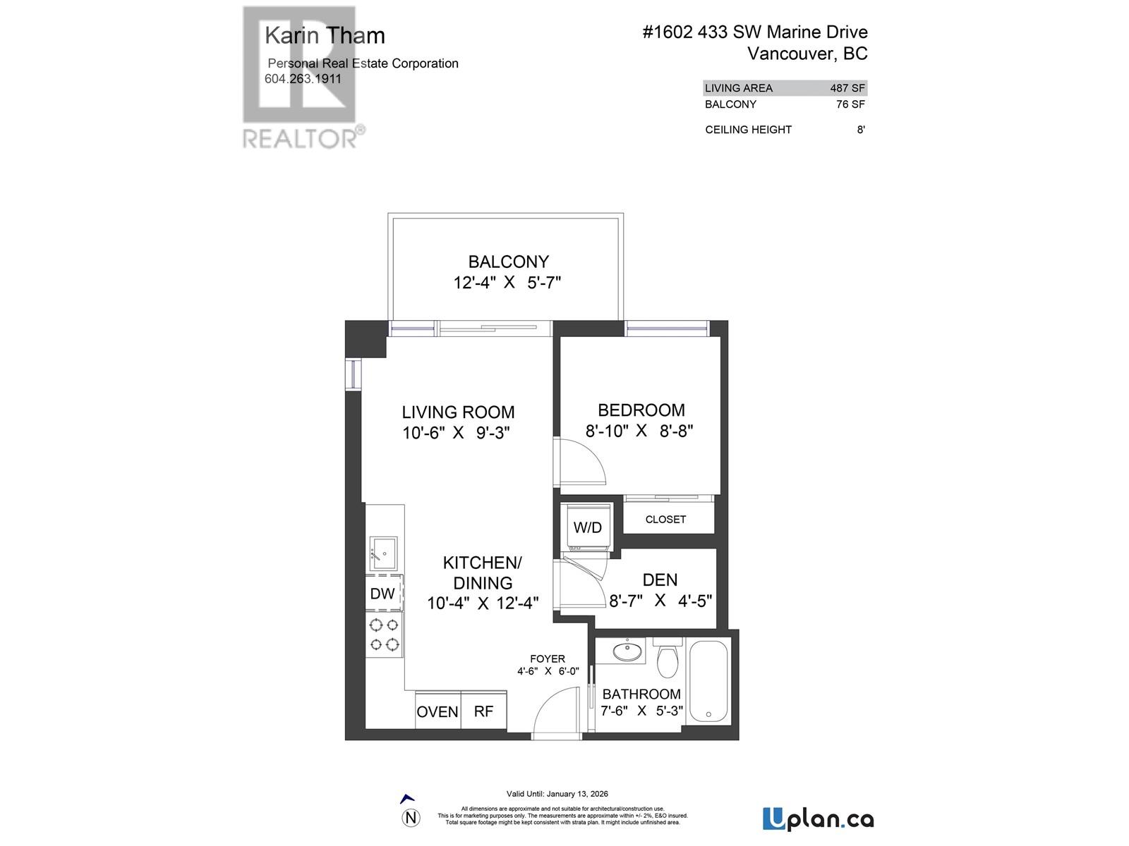 Listing Picture 23 of 23 : 1602 433 SW MARINE DRIVE, Vancouver / 溫哥華 - 魯藝地產 Yvonne Lu Group - MLS Medallion Club Member