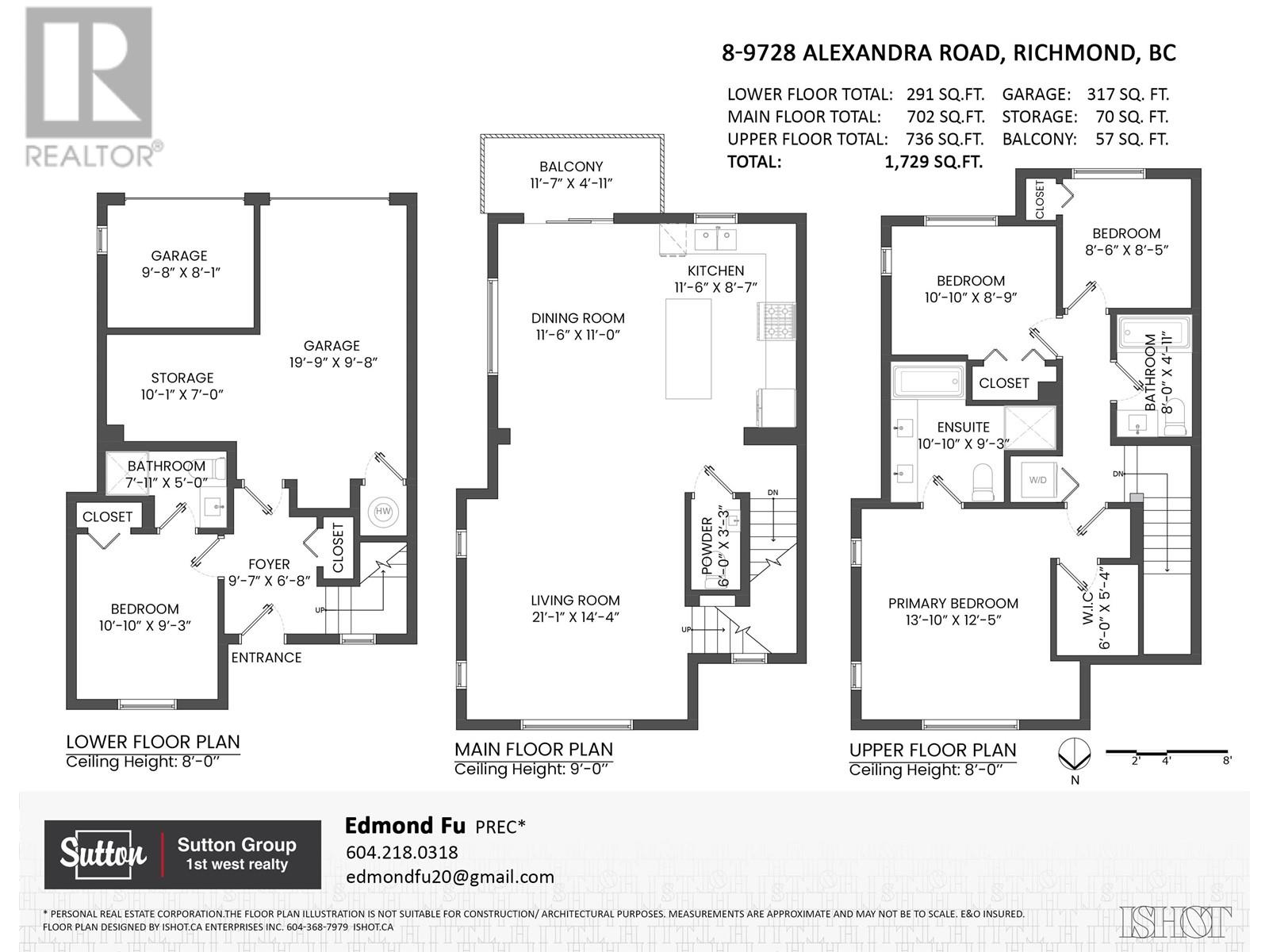 Listing Picture 2 of 20 : 8 9728 ALEXANDRA ROAD, Richmond / 烈治文 - 魯藝地產 Yvonne Lu Group - MLS Medallion Club Member