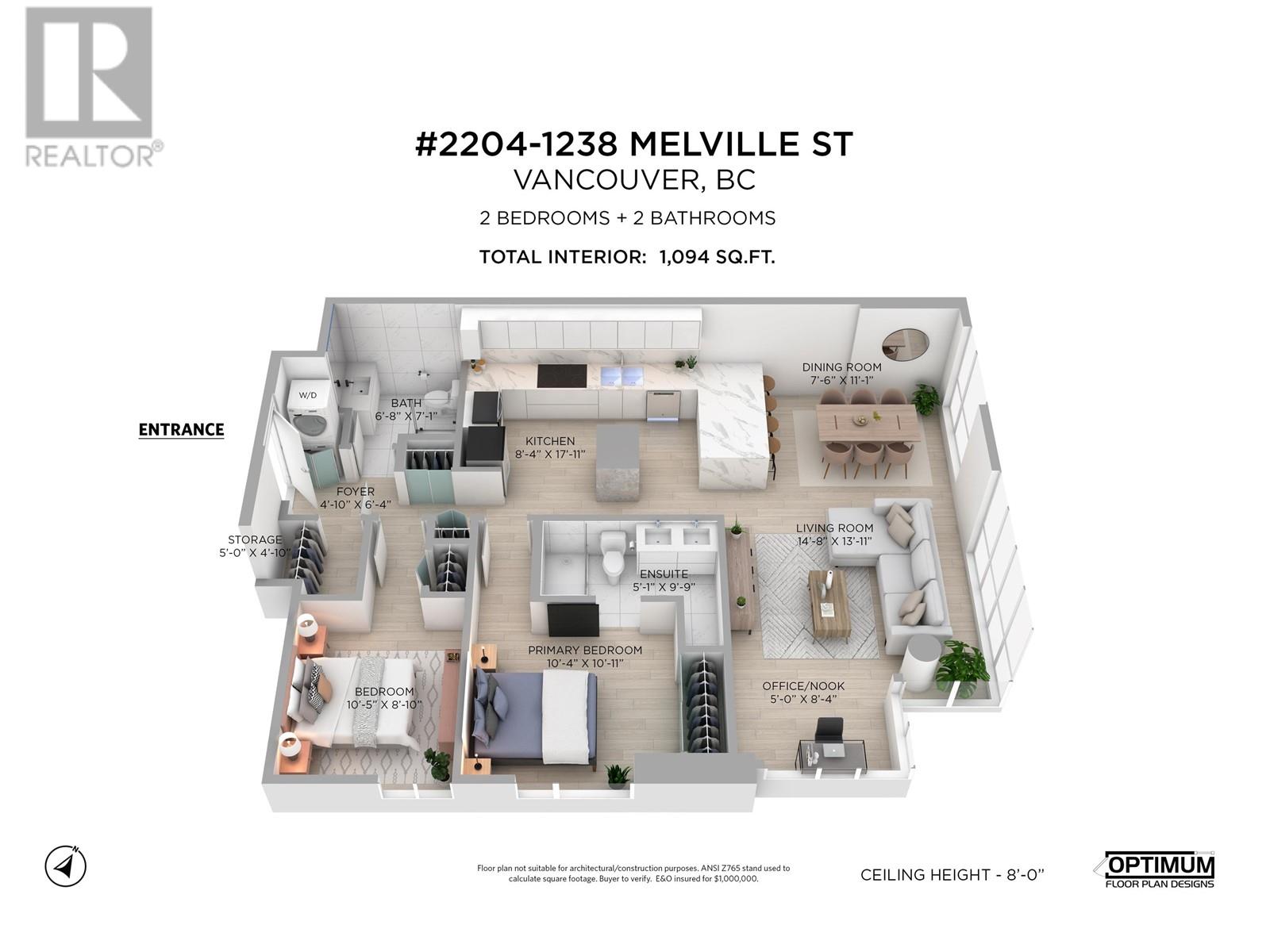 Listing Picture 20 of 25 : 2204 1238 MELVILLE STREET, Vancouver / 溫哥華 - 魯藝地產 Yvonne Lu Group - MLS Medallion Club Member