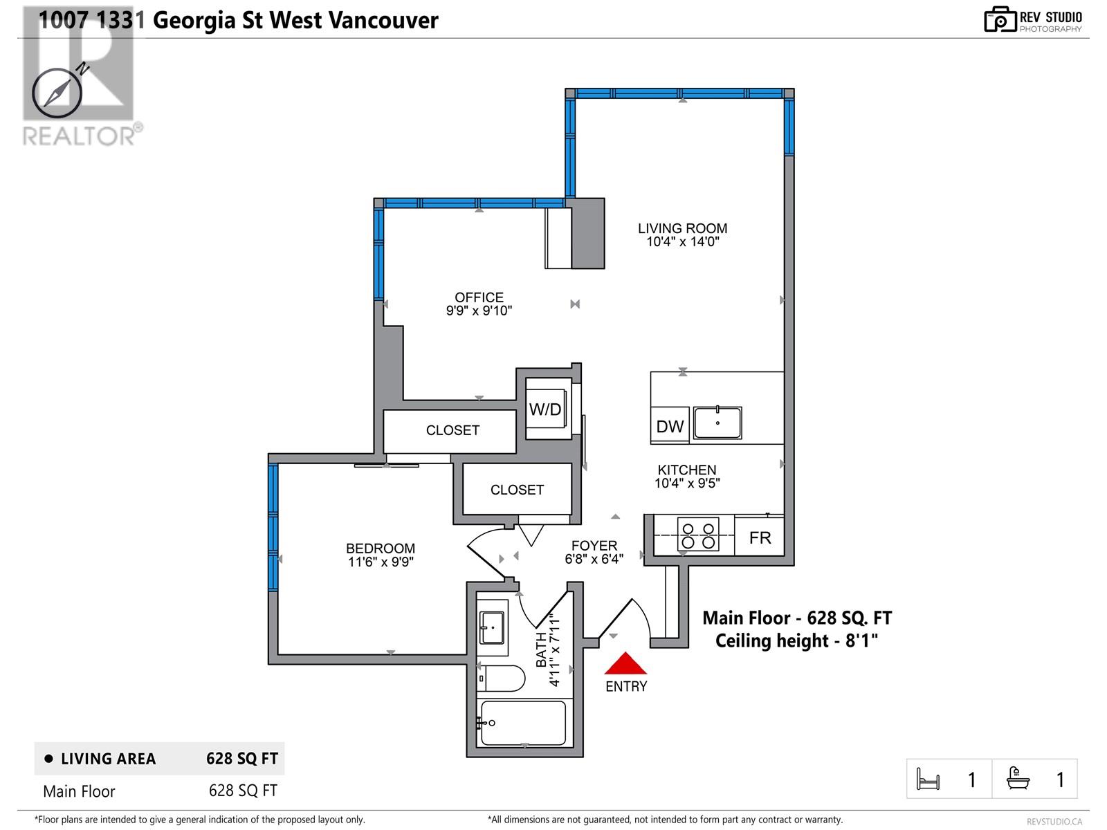 1007 1331 W Georgia Street, Vancouver, British Columbia  V6E 4P1 - Photo 30 - R2963505
