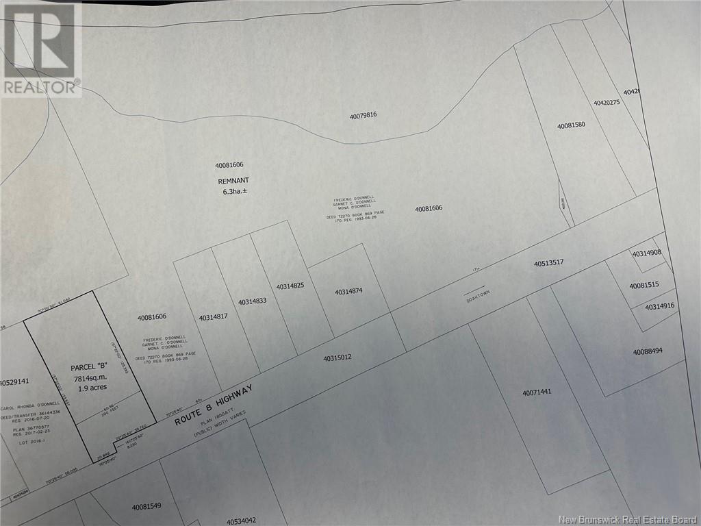 Vacant Lot Route 8, New Bandon, New Brunswick  E9C 0A8 - Photo 2 - NB112228