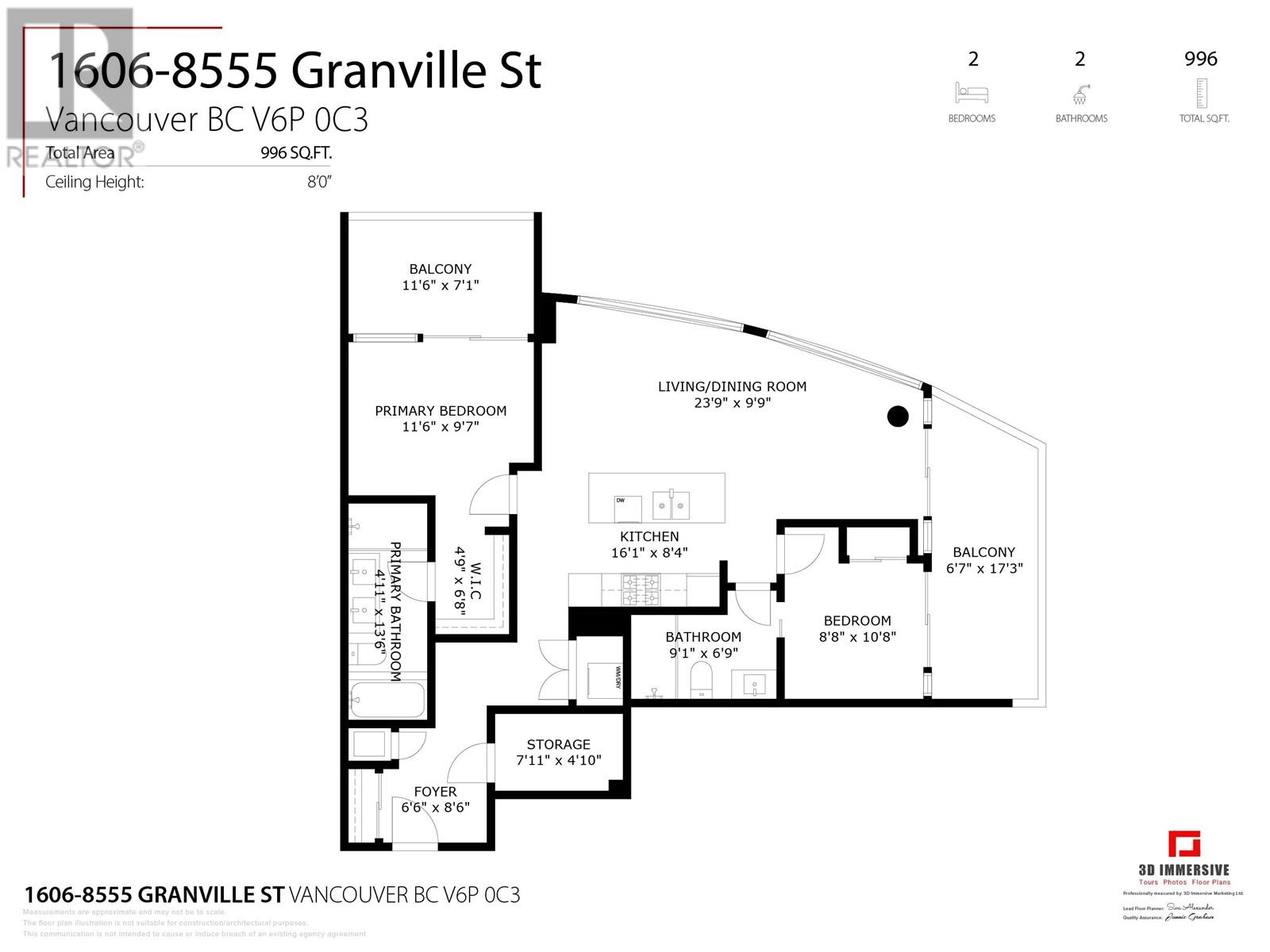 1606 8555 Granville Street, Vancouver, British Columbia  V6P 0C3 - Photo 40 - R2960744