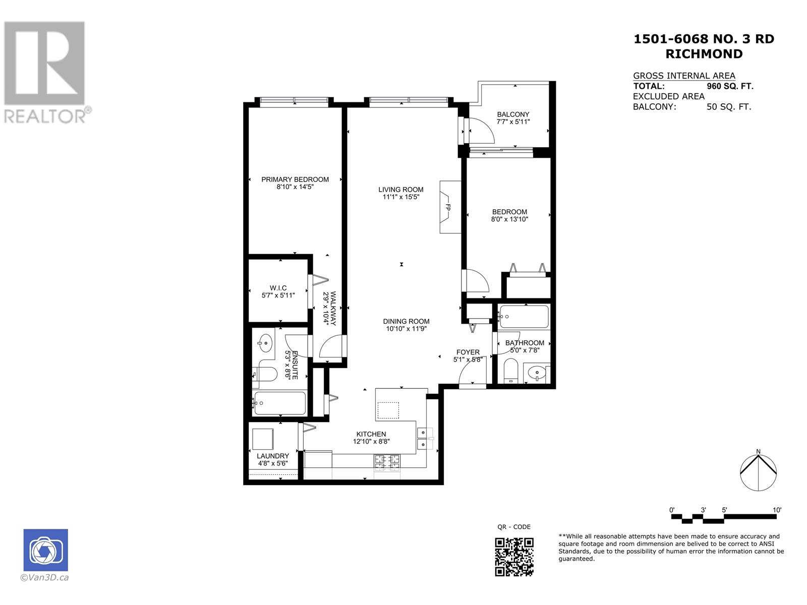 1501 6068 No. 3 Road, Richmond, British Columbia  V6Y 4M7 - Photo 22 - R2964420