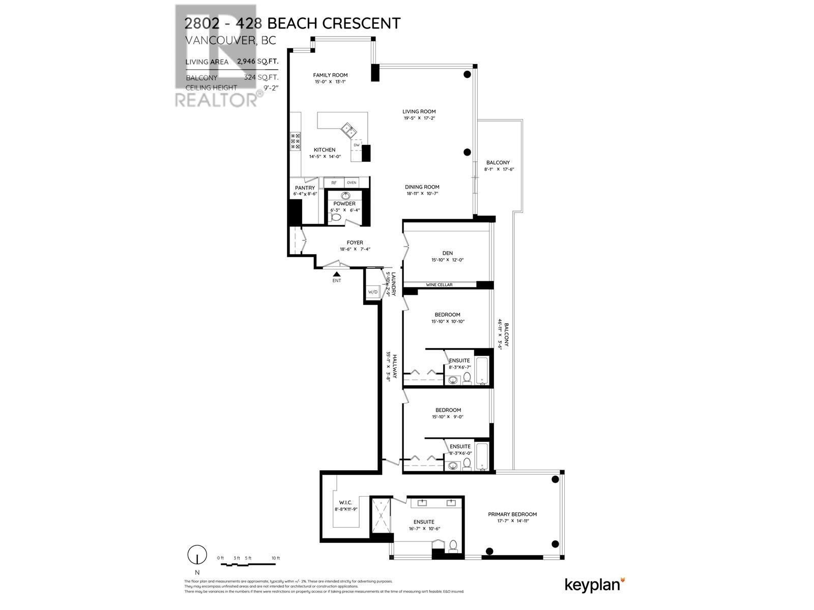 Listing Picture 39 of 40 : 2802 428 BEACH CRESCENT, Vancouver / 溫哥華 - 魯藝地產 Yvonne Lu Group - MLS Medallion Club Member