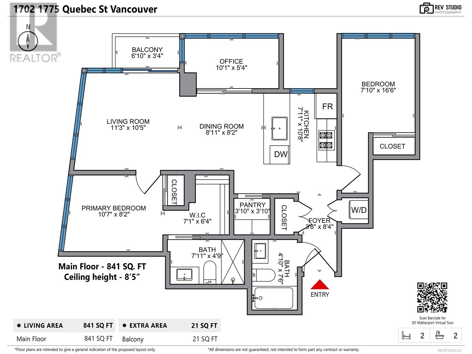 1702 1775 Quebec Street, Vancouver, British Columbia  V5T 0E3 - Photo 21 - R2962365