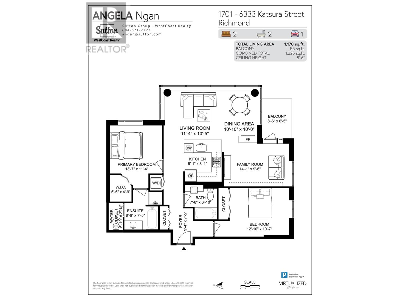 Listing Picture 29 of 29 : 1701 6333 KATSURA STREET, Richmond / 烈治文 - 魯藝地產 Yvonne Lu Group - MLS Medallion Club Member