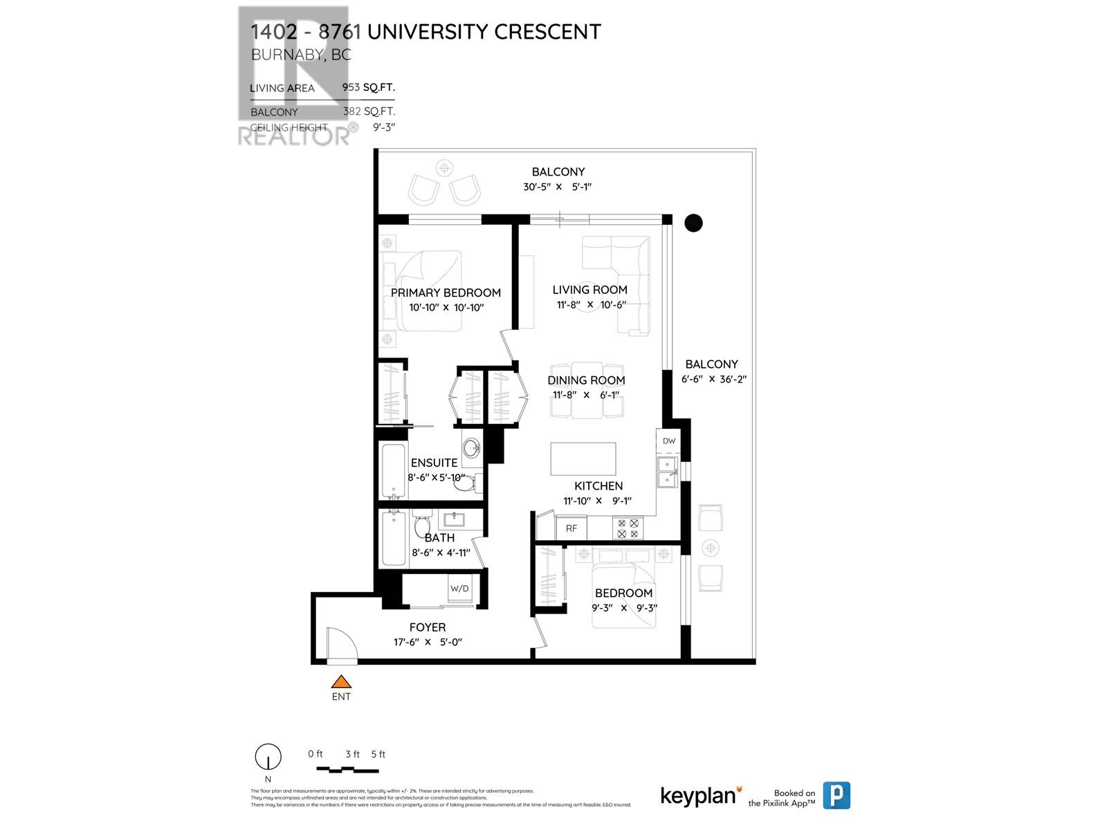 1402 8761 University Crescent, Burnaby, British Columbia  V5A 0G3 - Photo 24 - R2965269