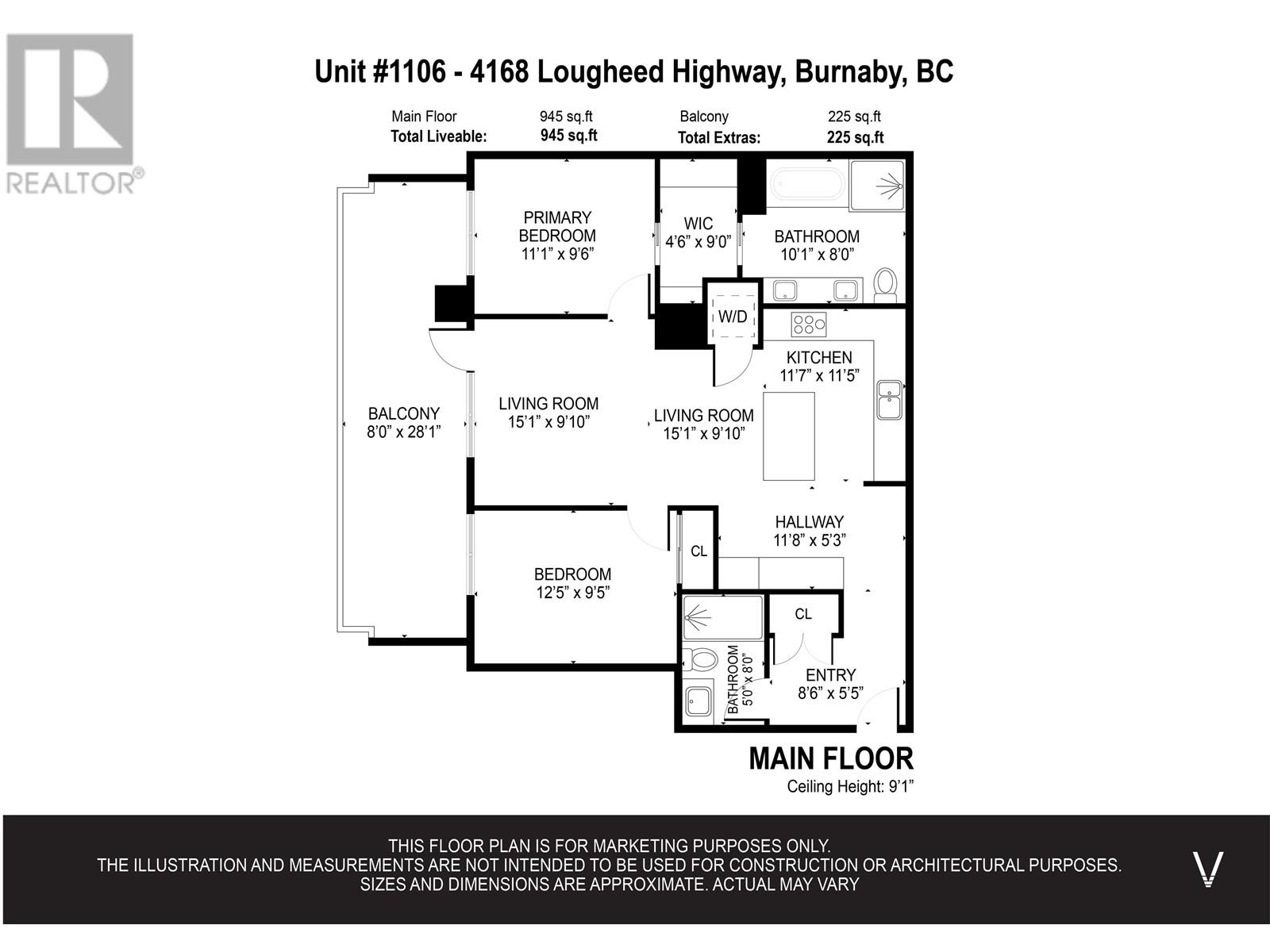 1106 4168 Lougheed Highway, Burnaby, British Columbia  V5C 0N9 - Photo 36 - R2964955