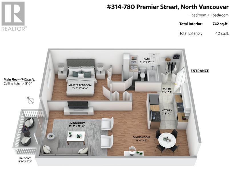 Property at 314 780 PREMIER STREET image 1