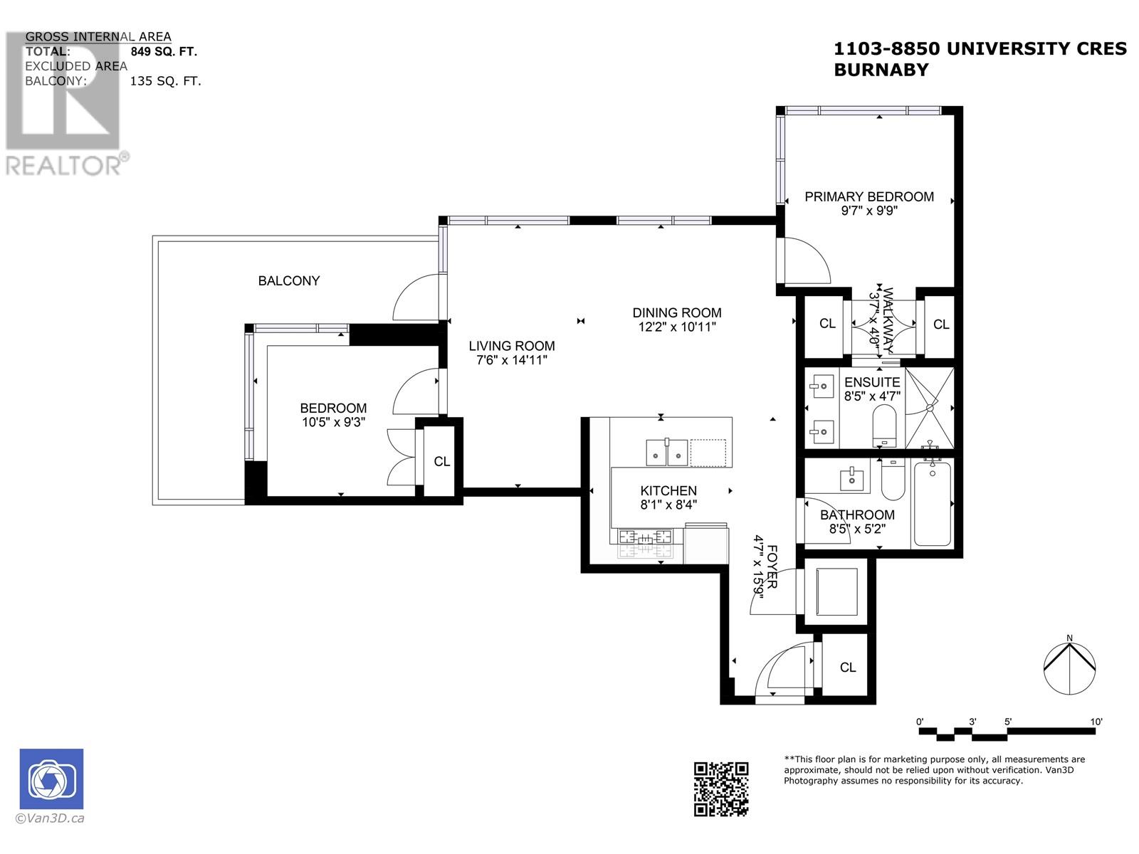 Listing Picture 31 of 31 : 1103 8850 UNIVERSITY CRESCENT, Burnaby / 本拿比 - 魯藝地產 Yvonne Lu Group - MLS Medallion Club Member