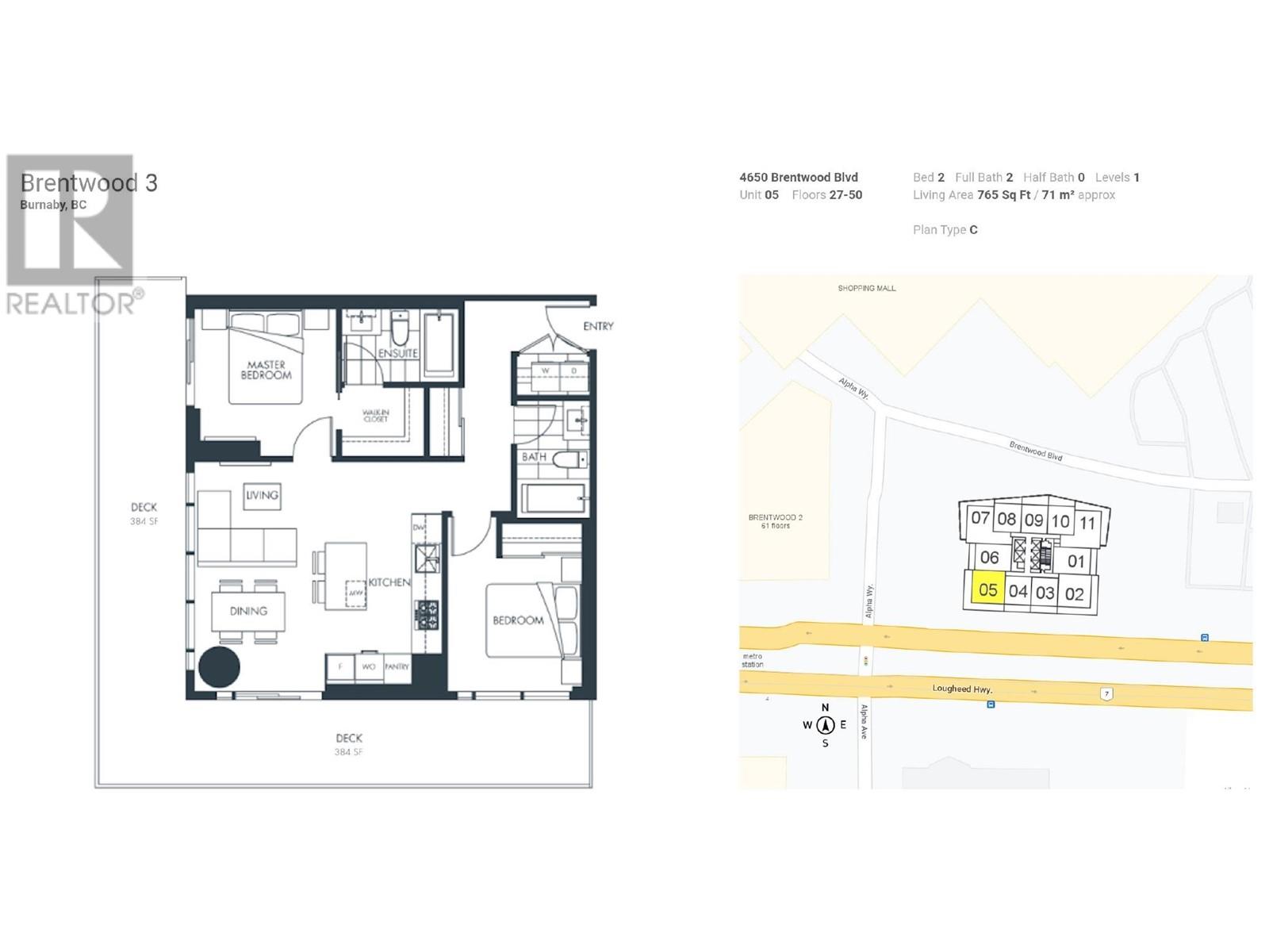 Listing Picture 40 of 40 : 4305 4650 BRENTWOOD BOULEVARD, Burnaby / 本拿比 - 魯藝地產 Yvonne Lu Group - MLS Medallion Club Member