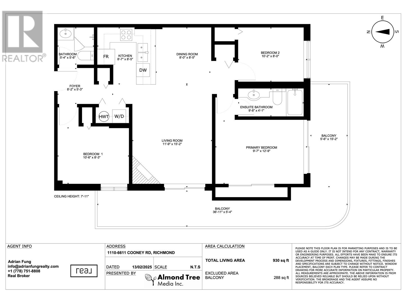 1110 6611 Cooney Road, Richmond, British Columbia  V6Y 4C5 - Photo 32 - R2965483