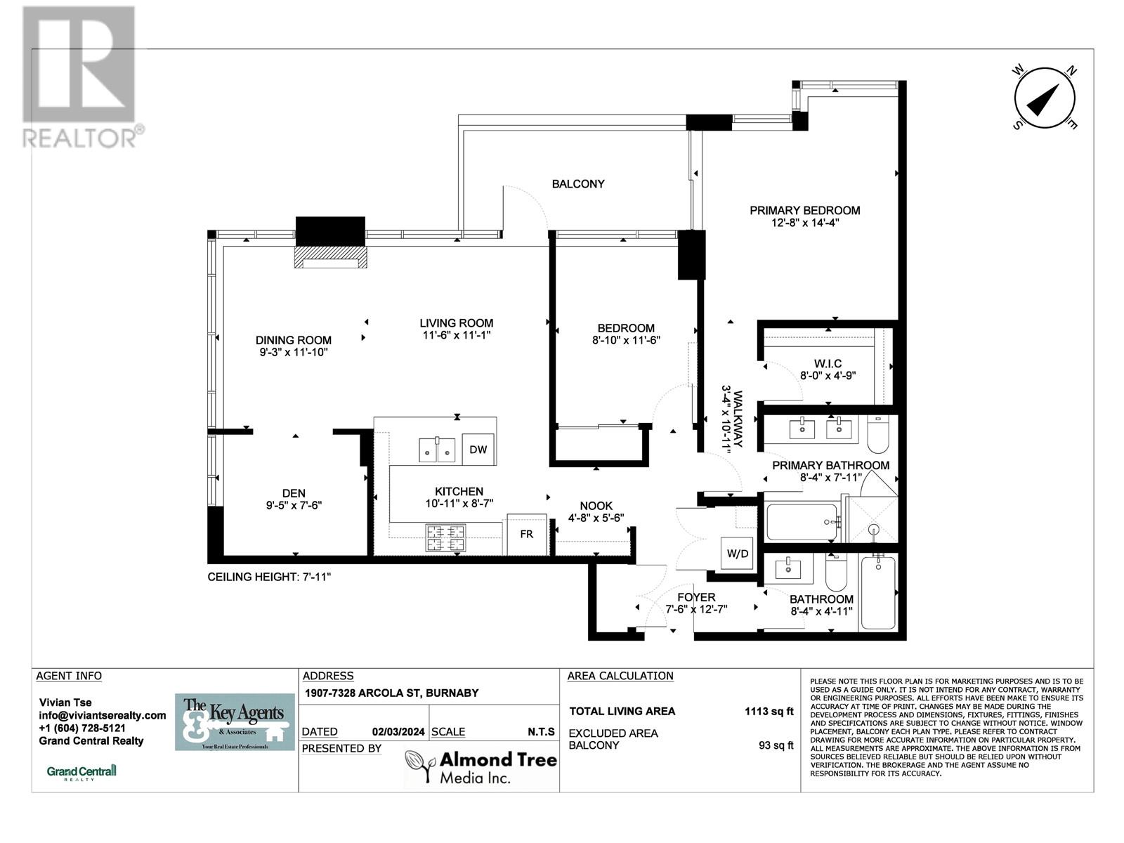 Listing Picture 14 of 21 : 1907 7328 ARCOLA STREET, Burnaby / 本拿比 - 魯藝地產 Yvonne Lu Group - MLS Medallion Club Member
