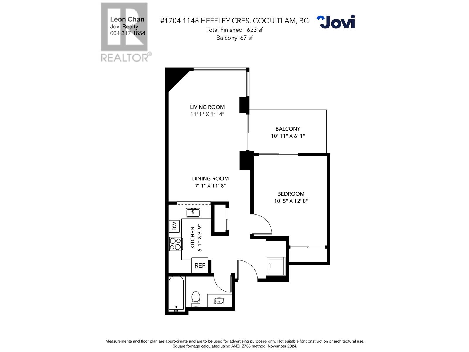 1704 1148 Heffley Crescent, Coquitlam, British Columbia  V3B 8A6 - Photo 19 - R2967170