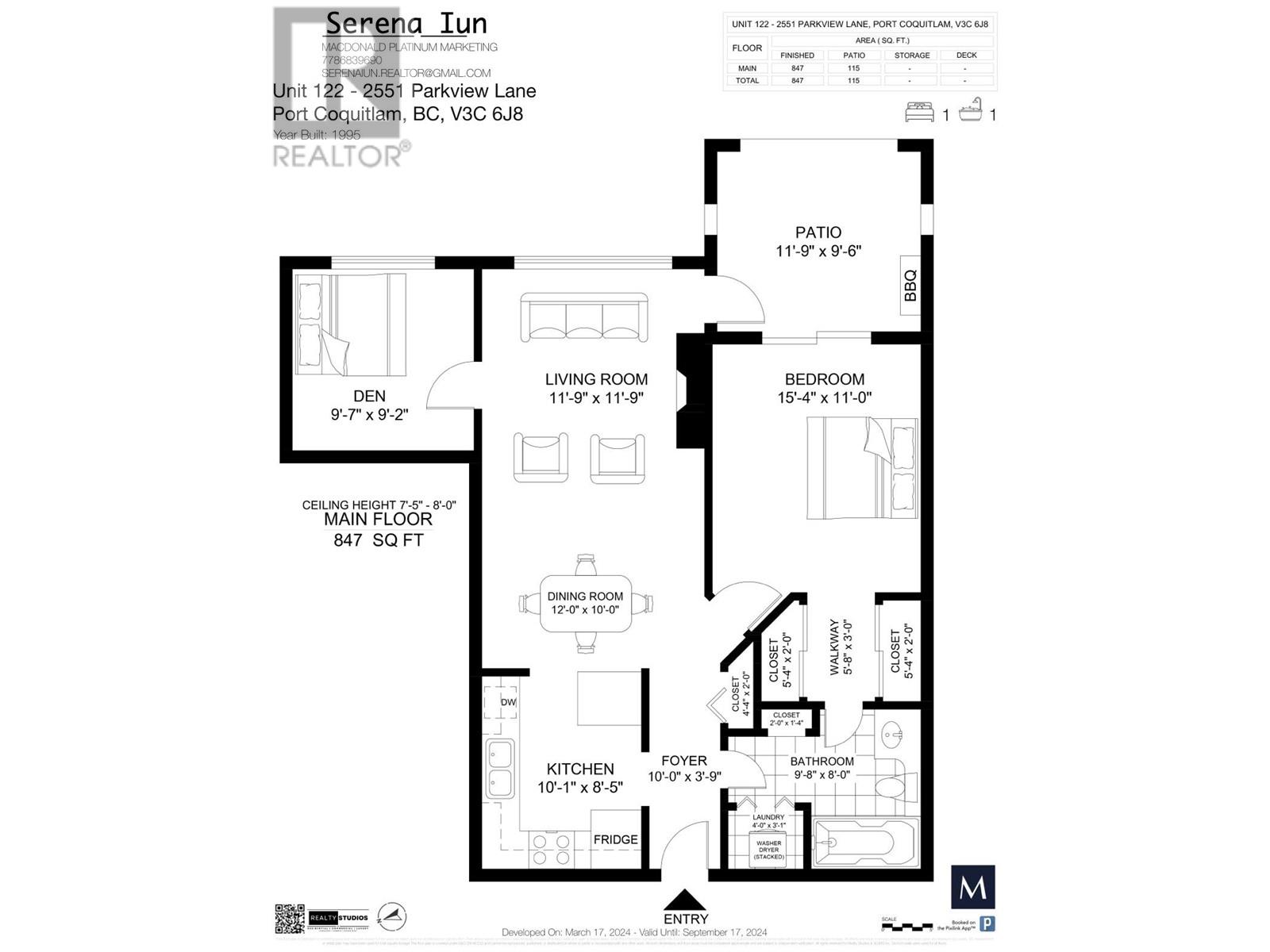 122 2551 Parkview Lane, Port Coquitlam, British Columbia  V3C 6J8 - Photo 18 - R2967566