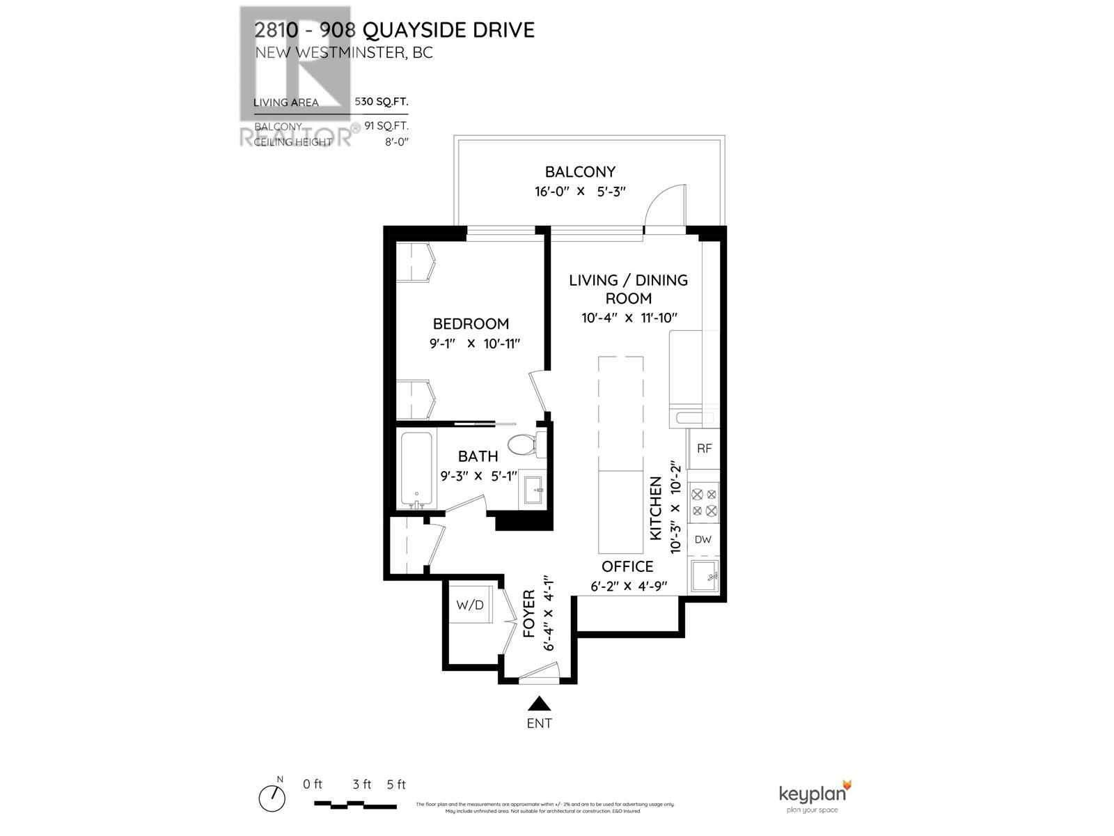 2810 908 Quayside Drive, New Westminster, British Columbia  V3M 0L4 - Photo 40 - R2967848