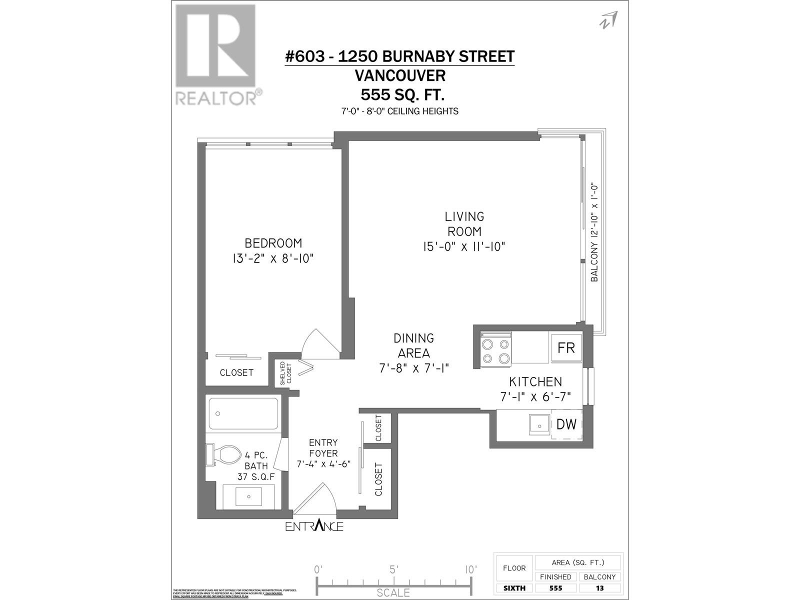 Listing Picture 13 of 13 : 603 1250 BURNABY STREET, Vancouver / 溫哥華 - 魯藝地產 Yvonne Lu Group - MLS Medallion Club Member