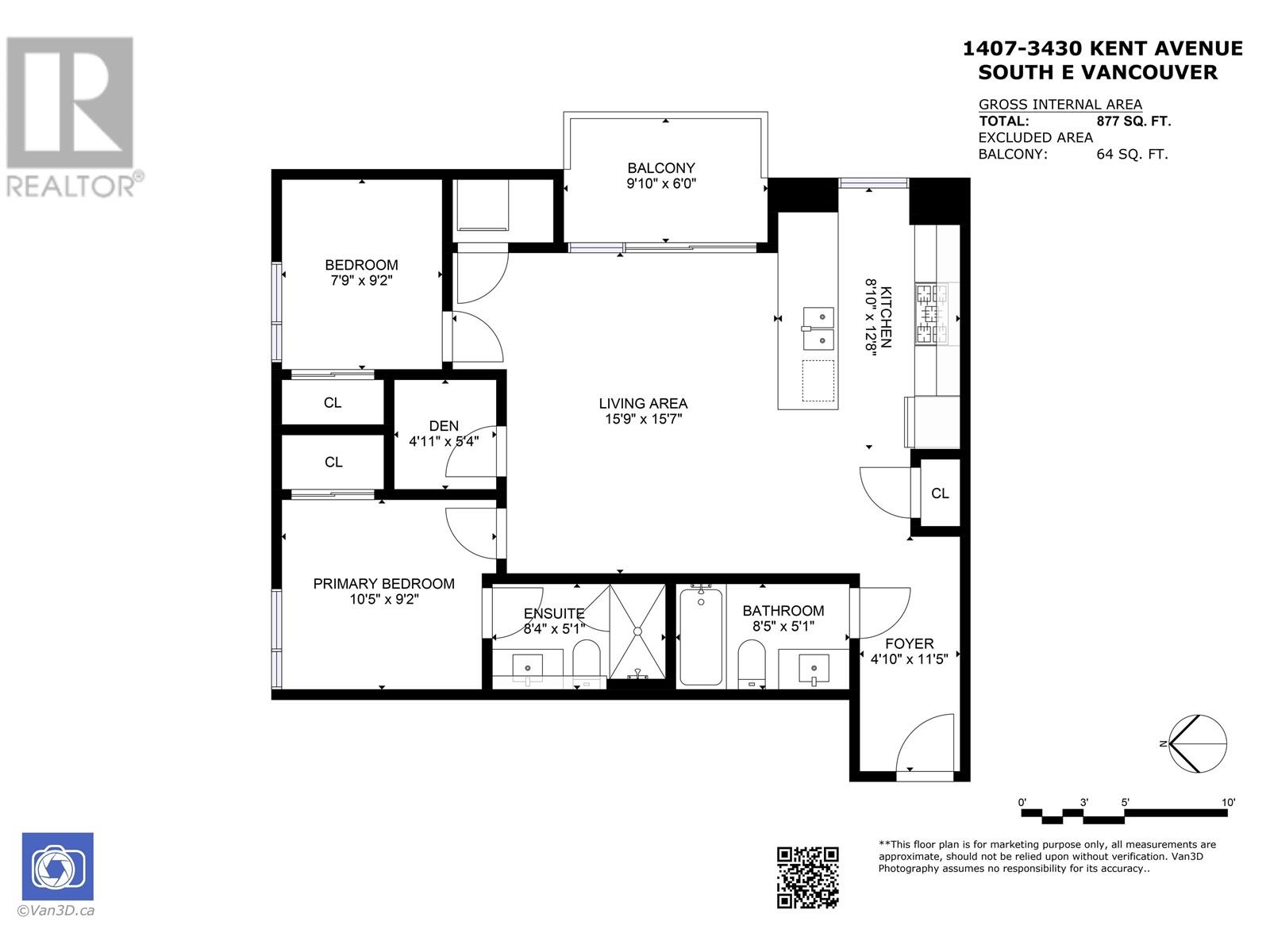 1407 3430 E Kent Avenue South, Vancouver, British Columbia  V5S 0G7 - Photo 22 - R2968663