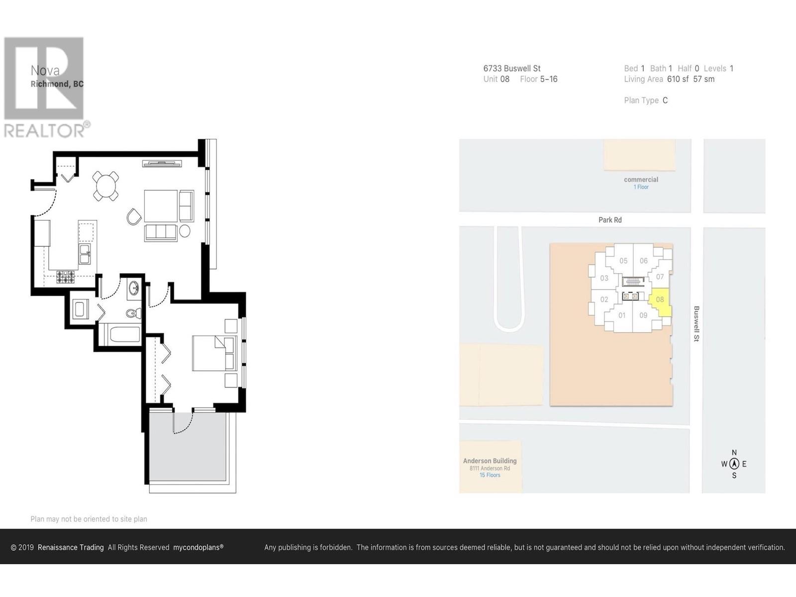 Listing Picture 10 of 13 : 808 6733 BUSWELL STREET, Richmond / 烈治文 - 魯藝地產 Yvonne Lu Group - MLS Medallion Club Member