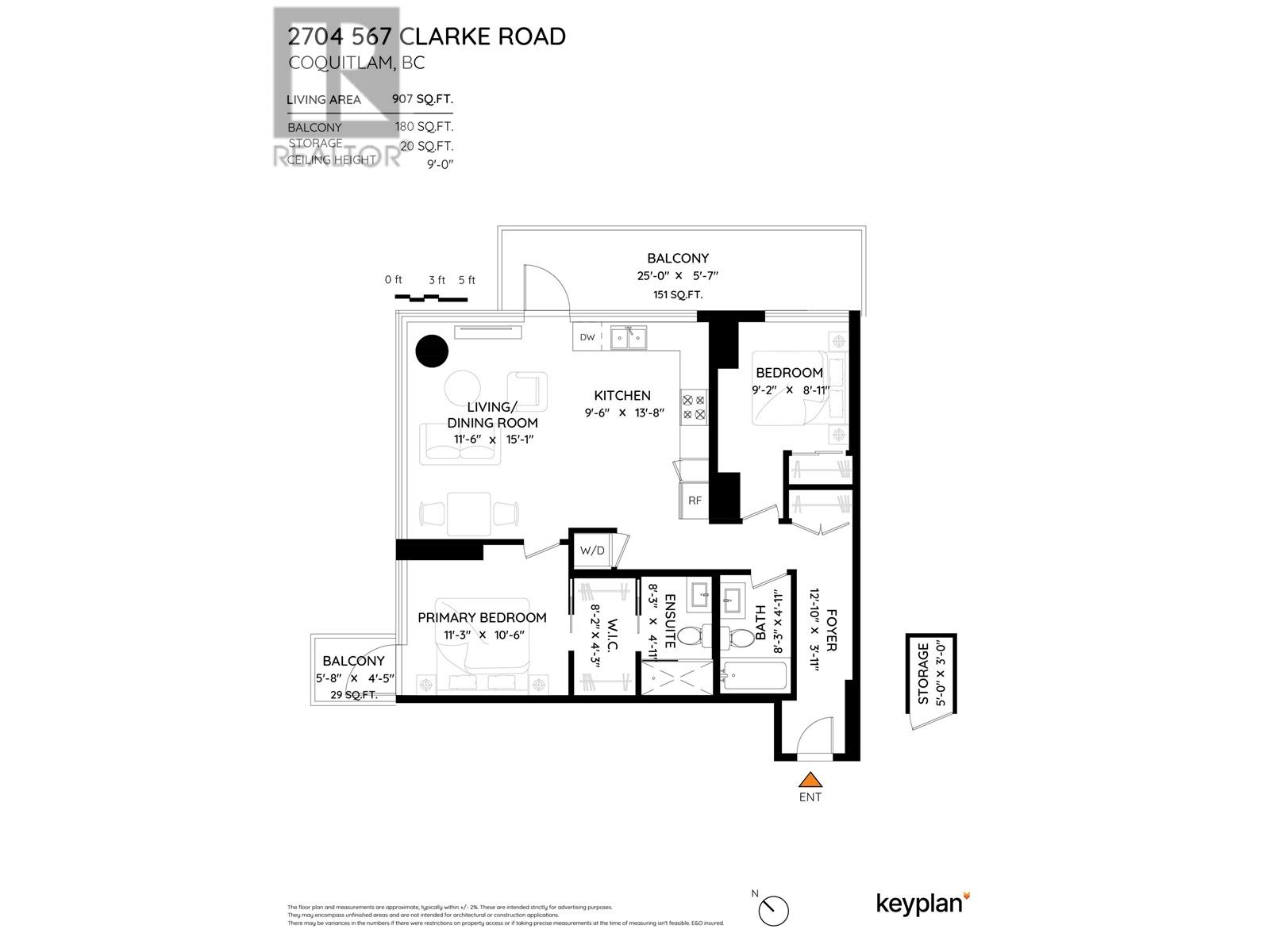 2704 567 Clarke Road, Coquitlam, British Columbia  V3J 0K7 - Photo 24 - R2968895
