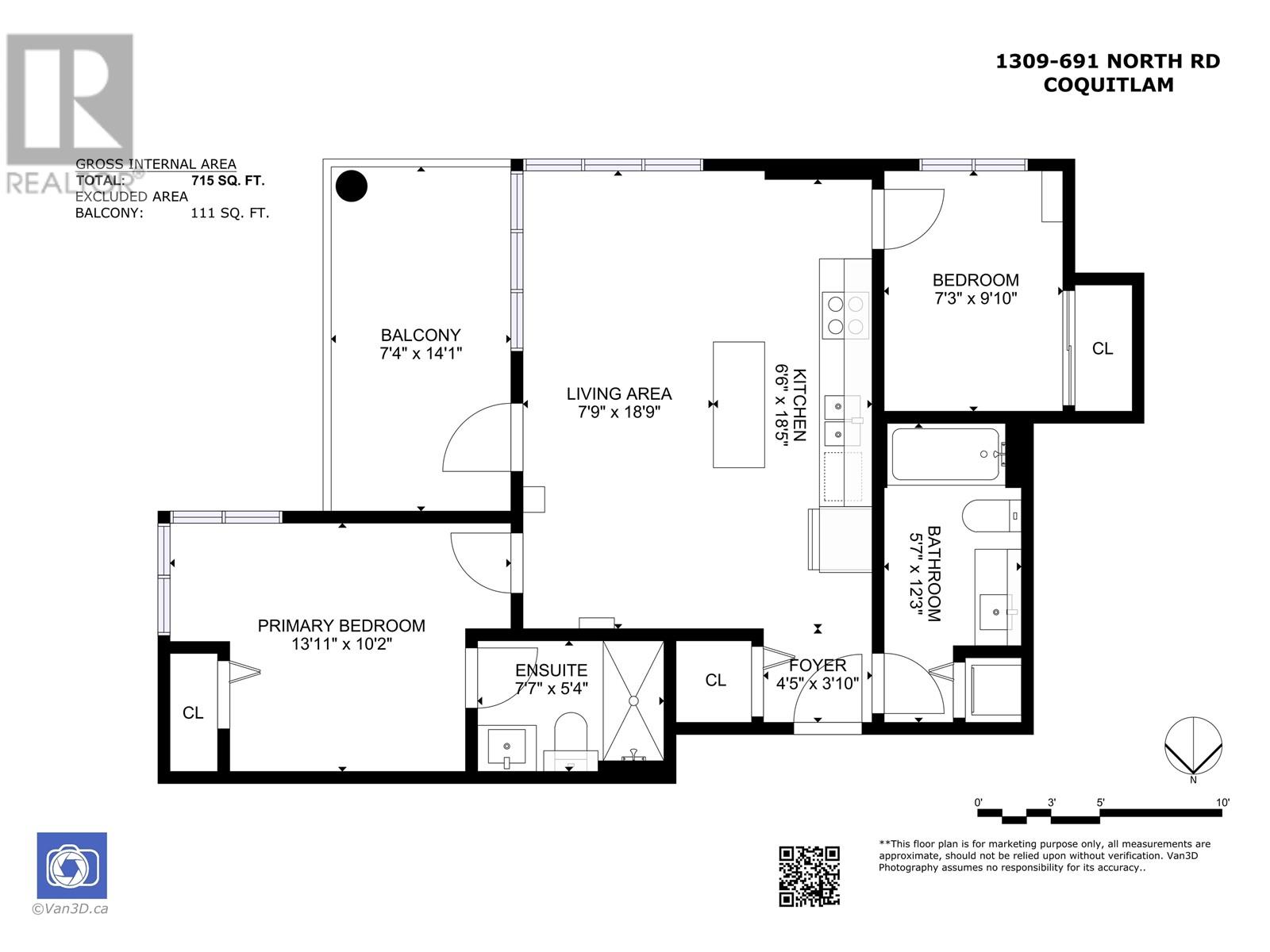1309 691 North Road, Coquitlam, British Columbia  V3J 0H9 - Photo 29 - R2968870