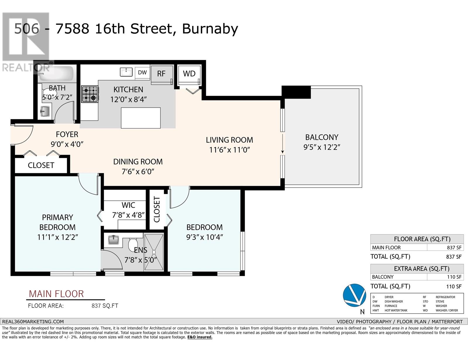 506 7588 16th Street, Burnaby, British Columbia  V3N 0H8 - Photo 7 - R2963595