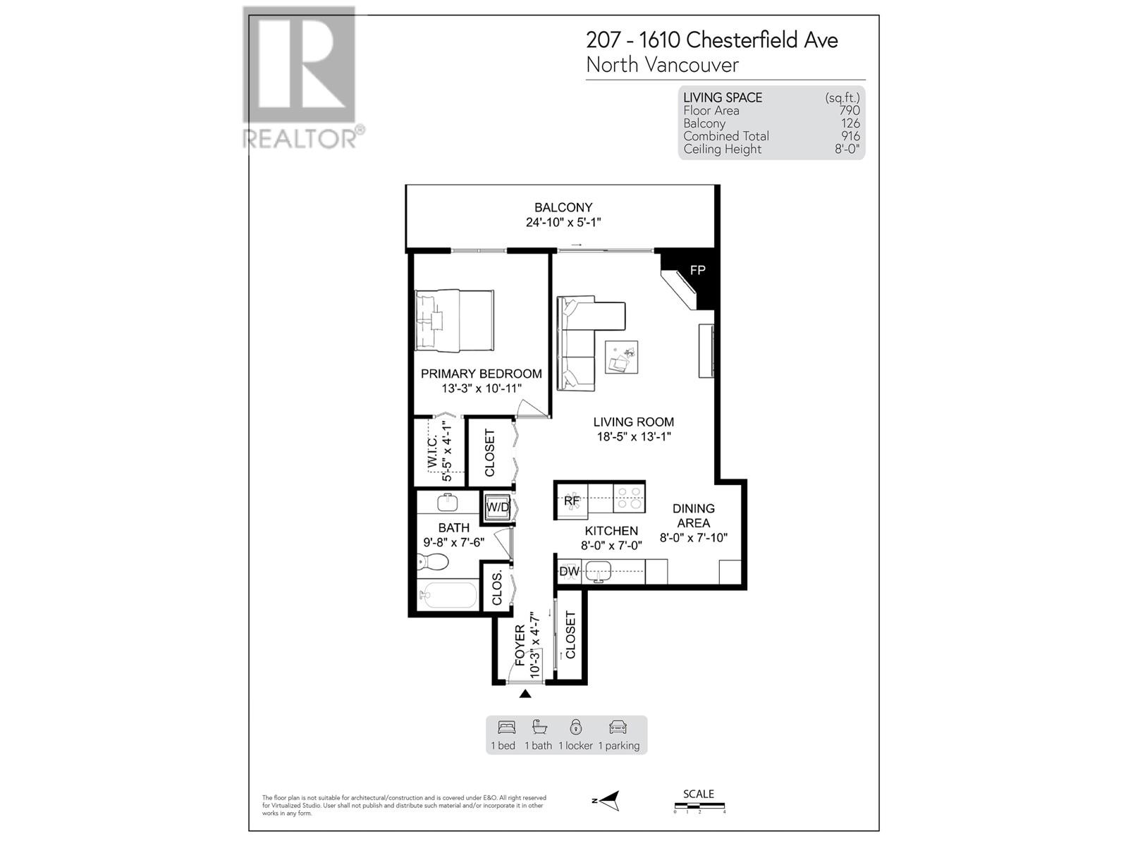 207 1610 Chesterfield Avenue, North Vancouver, British Columbia  V7N 2N7 - Photo 16 - R2969877