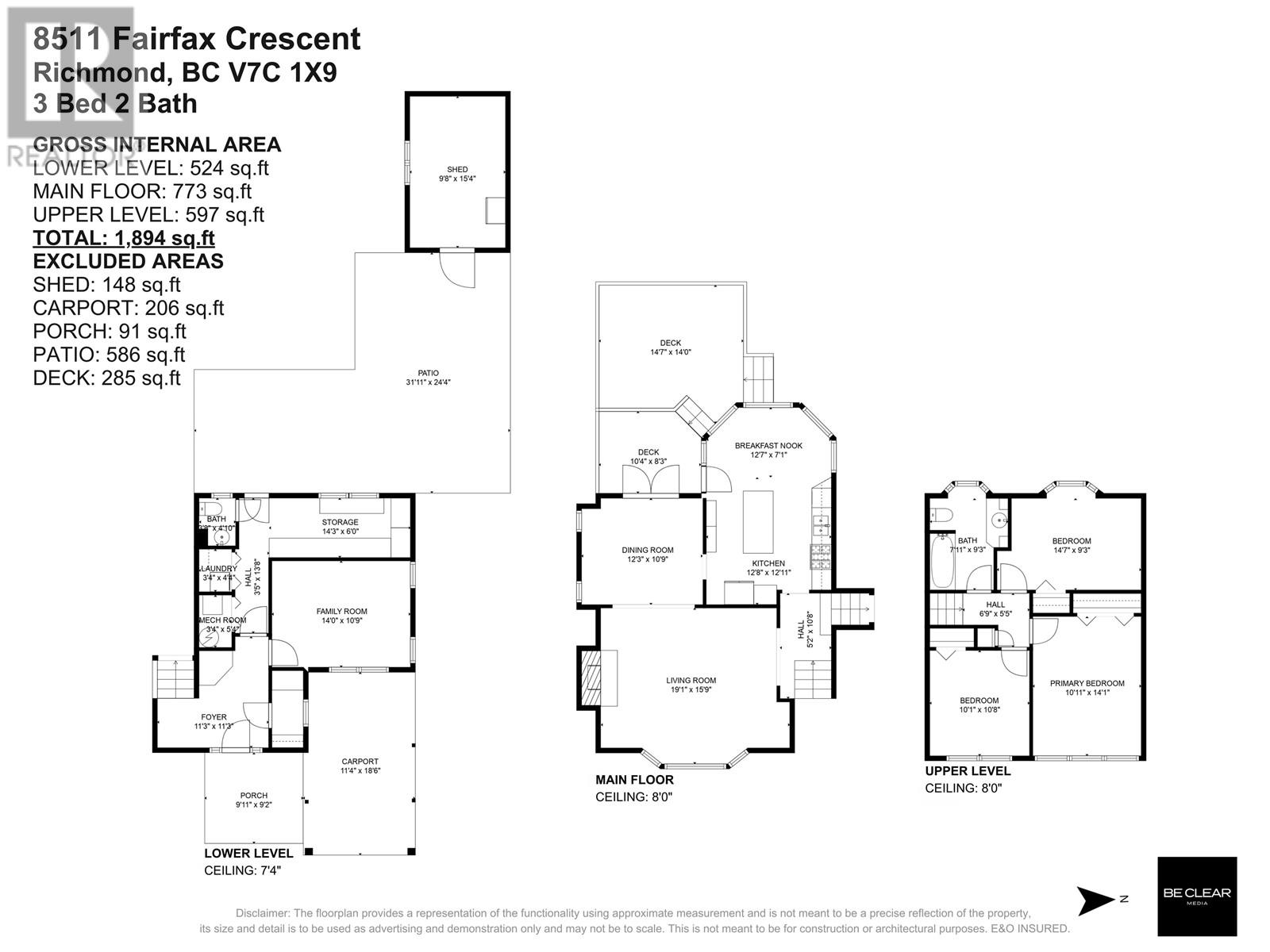 Listing Picture 31 of 31 : 8511 FAIRFAX CRESCENT, Richmond / 烈治文 - 魯藝地產 Yvonne Lu Group - MLS Medallion Club Member