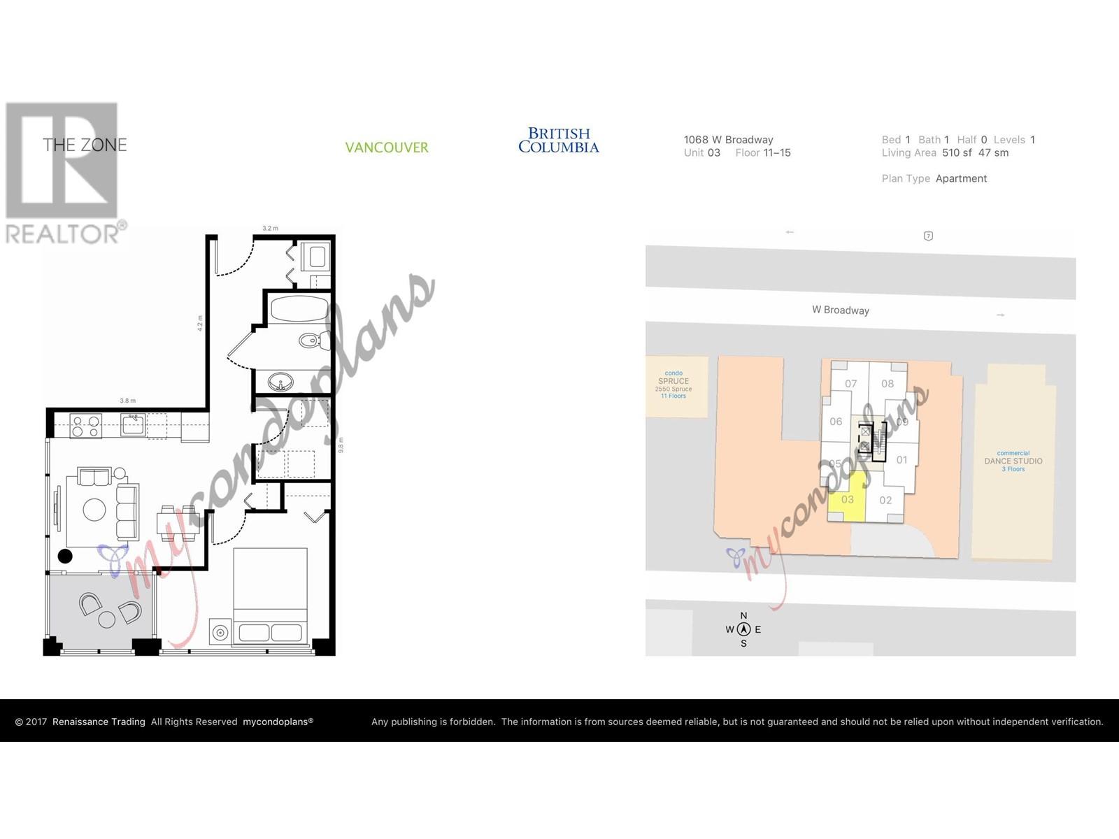 Listing Picture 15 of 28 : 1503 1068 W BROADWAY, Vancouver / 溫哥華 - 魯藝地產 Yvonne Lu Group - MLS Medallion Club Member