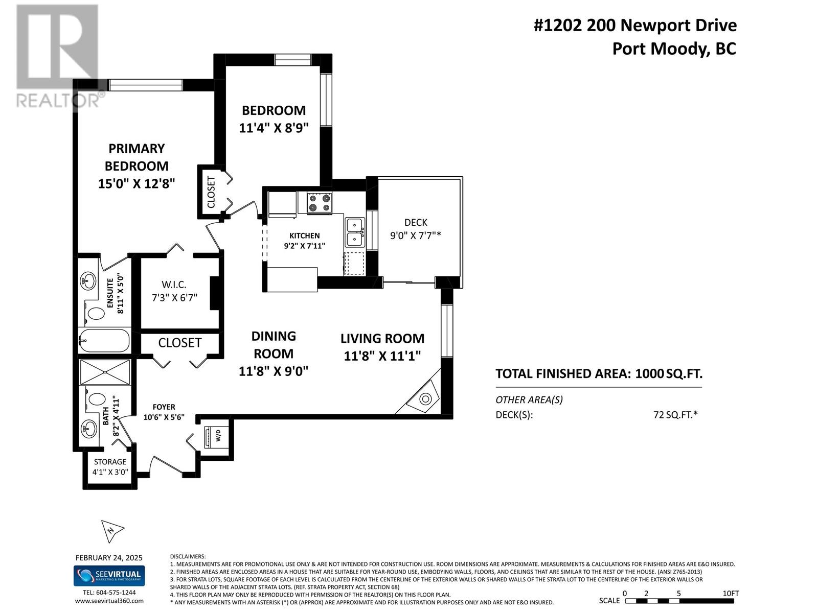 1202 200 Newport Drive, Port Moody, British Columbia  V3H 5B7 - Photo 12 - R2970066