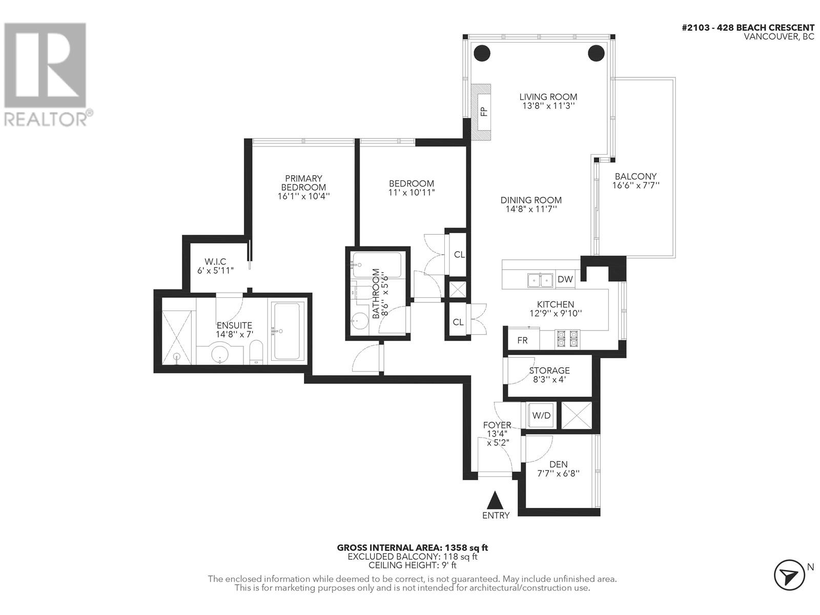 2103 428 Beach Crescent, Vancouver, British Columbia  V6Z 3G1 - Photo 30 - R2970513