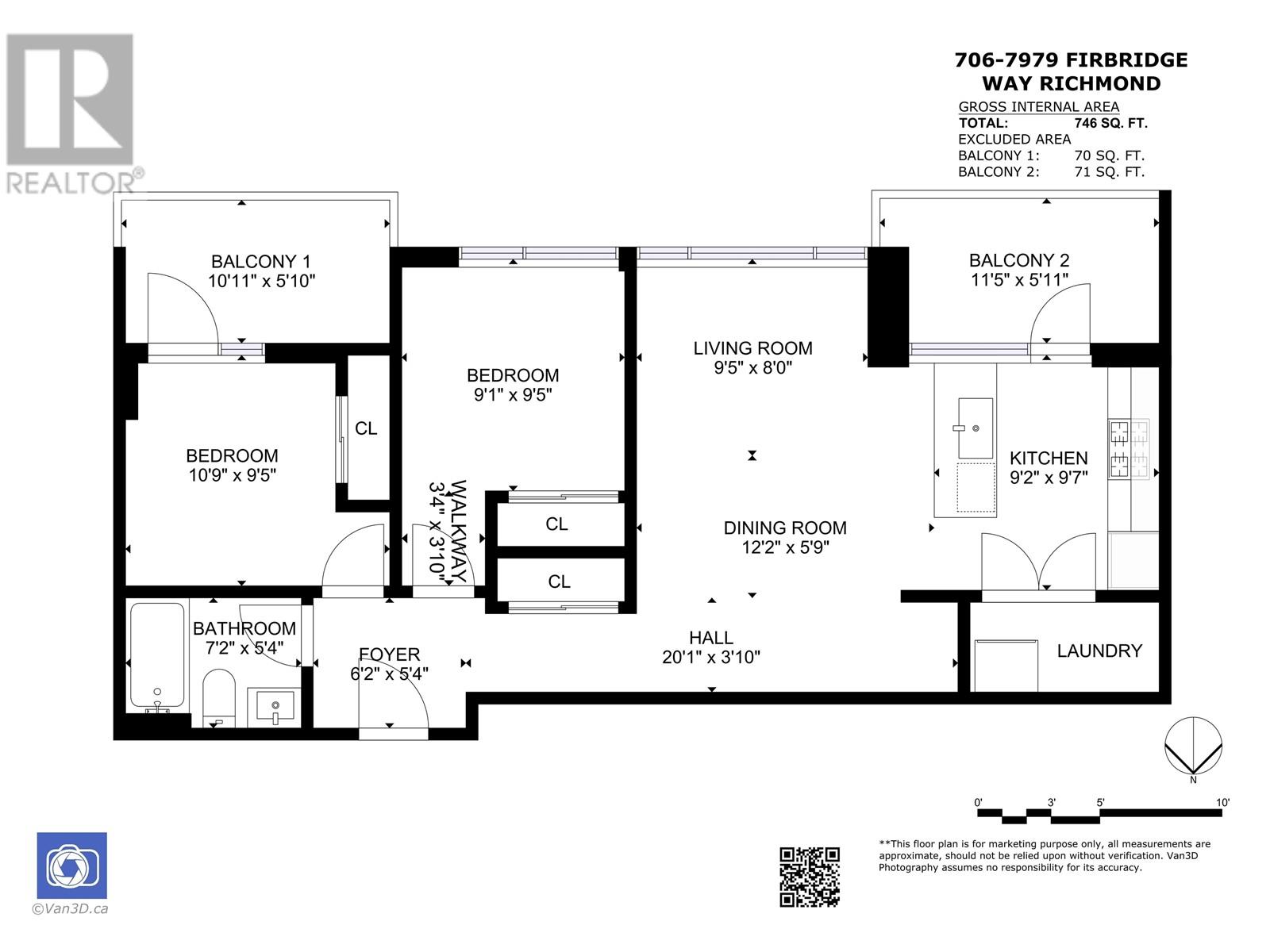 Listing Picture 27 of 27 : 706 7979 FIRBRIDGE WAY, Richmond / 烈治文 - 魯藝地產 Yvonne Lu Group - MLS Medallion Club Member